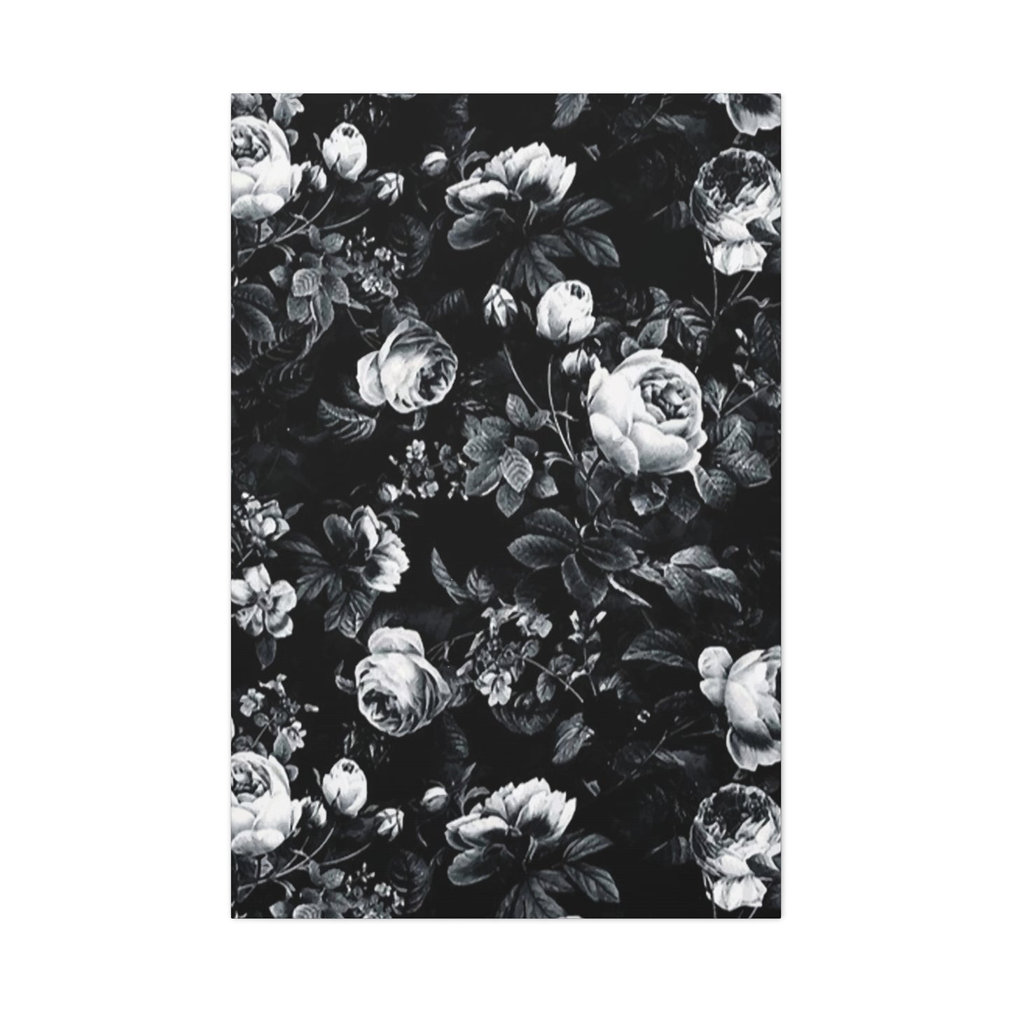 Black & White Rose Garden Wall Art & Canvas Prints