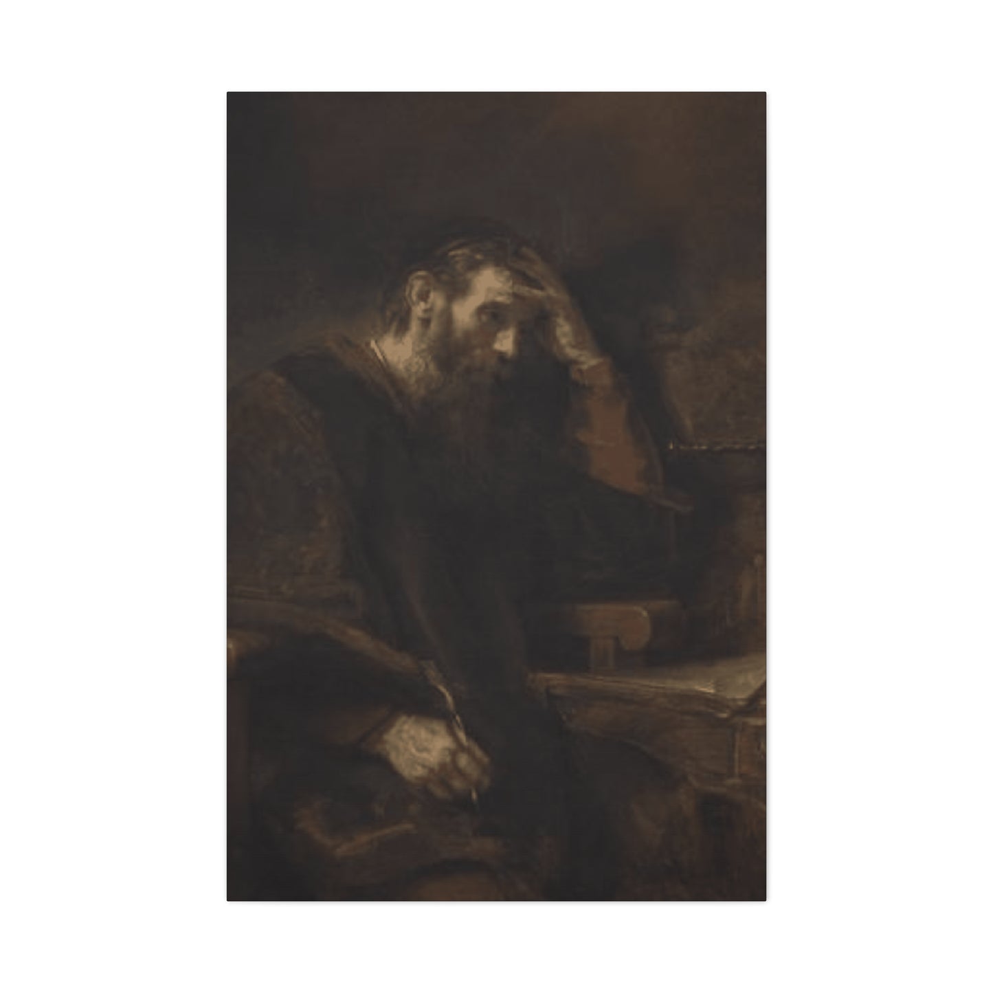 Saint Paul Seated At His Work Table Wall Art & Canvas Prints