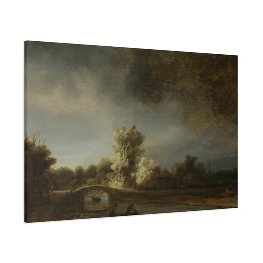 Landscape With A Stone Bridge Wall Art & Canvas Prints