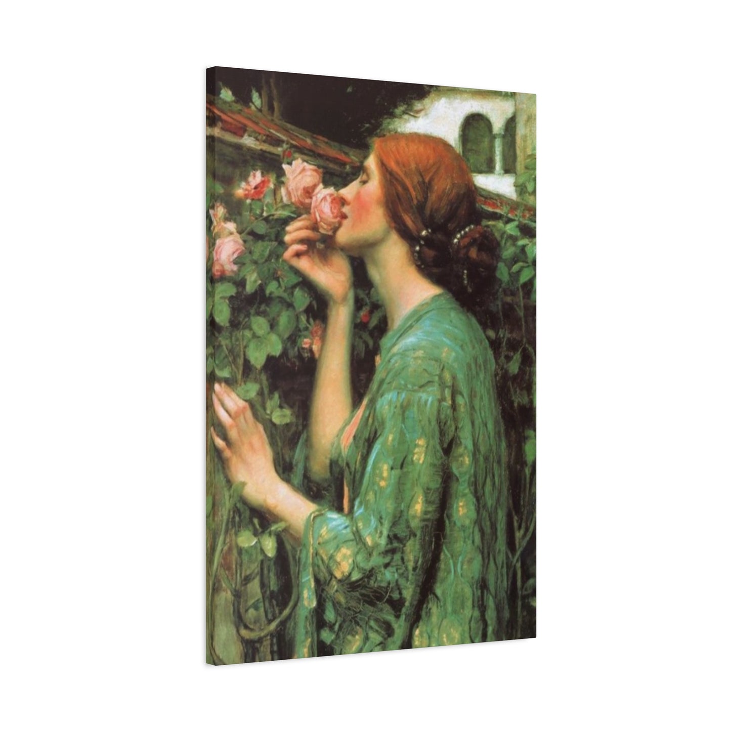 Woman and Roses Wall Art & Canvas Prints