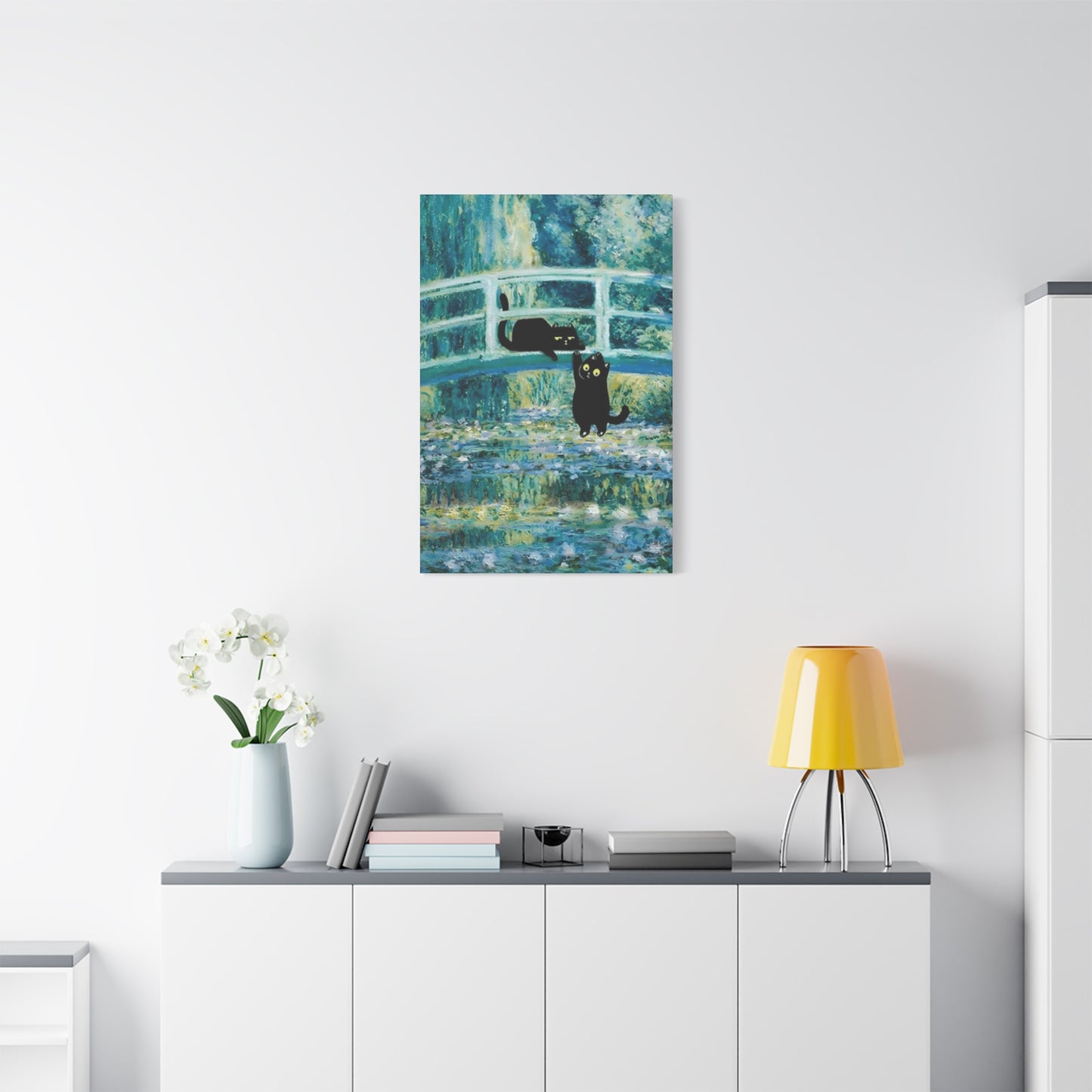 Cats Hanging Around Wall Art & Canvas Prints