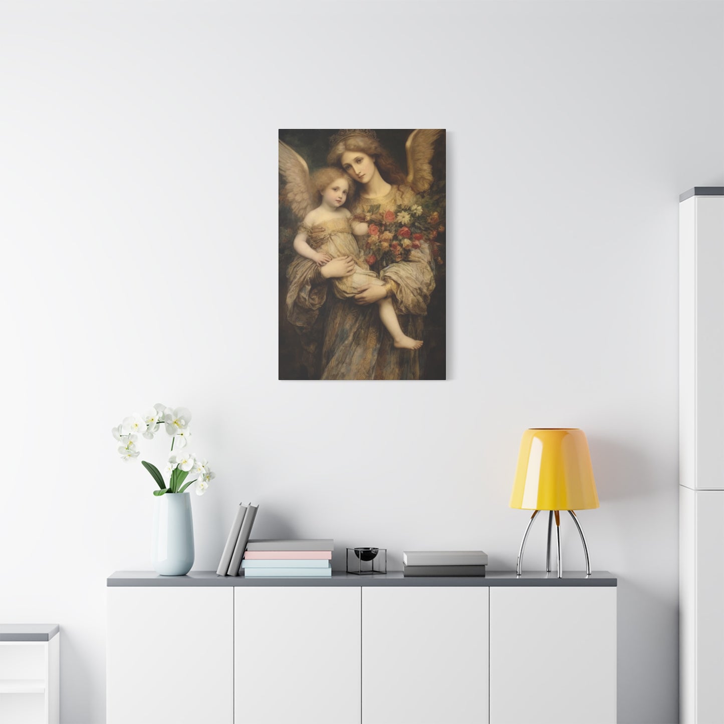 Angel Mom and Baby Wall Art & Canvas Prints