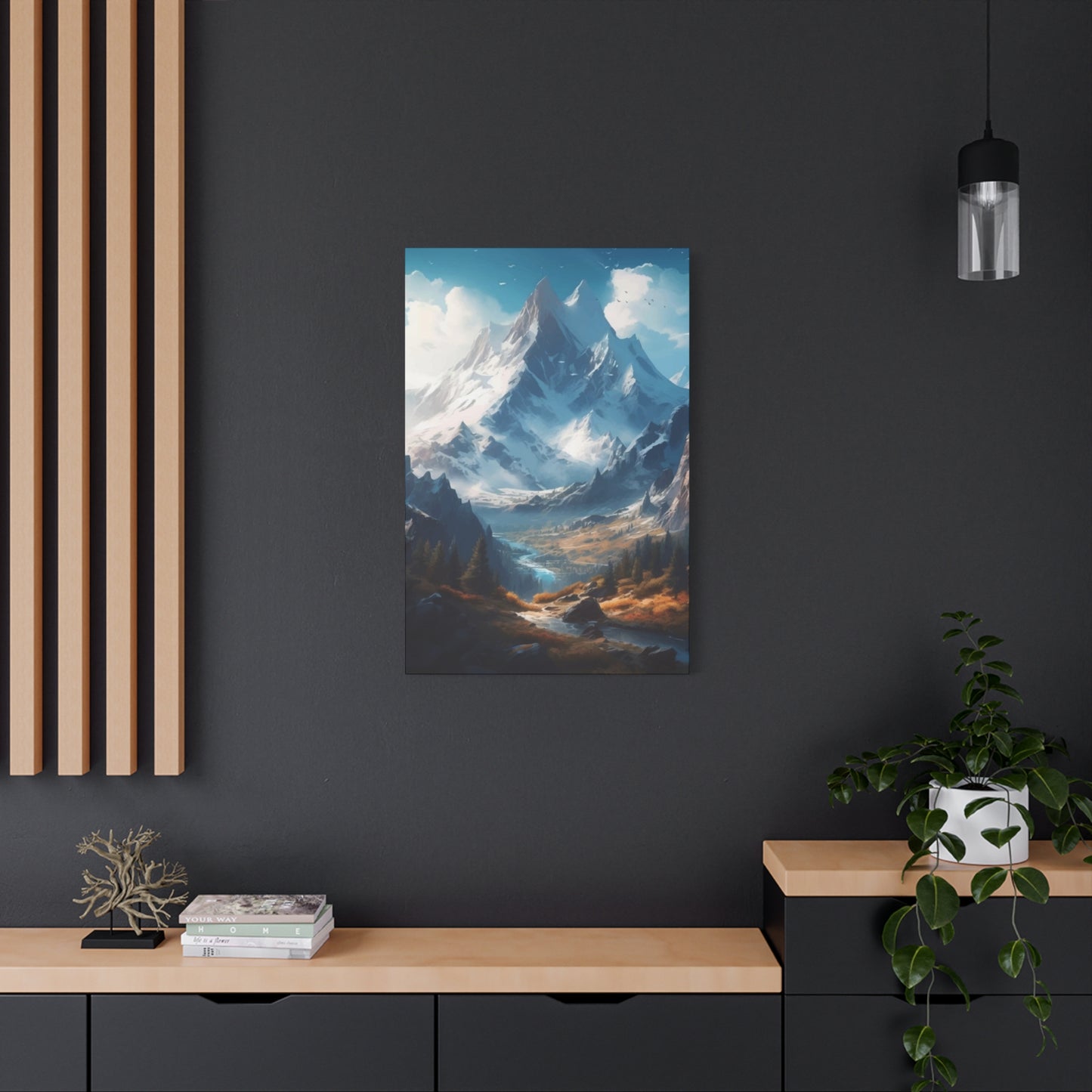 Cloudy Mountains Wall Art & Canvas Prints