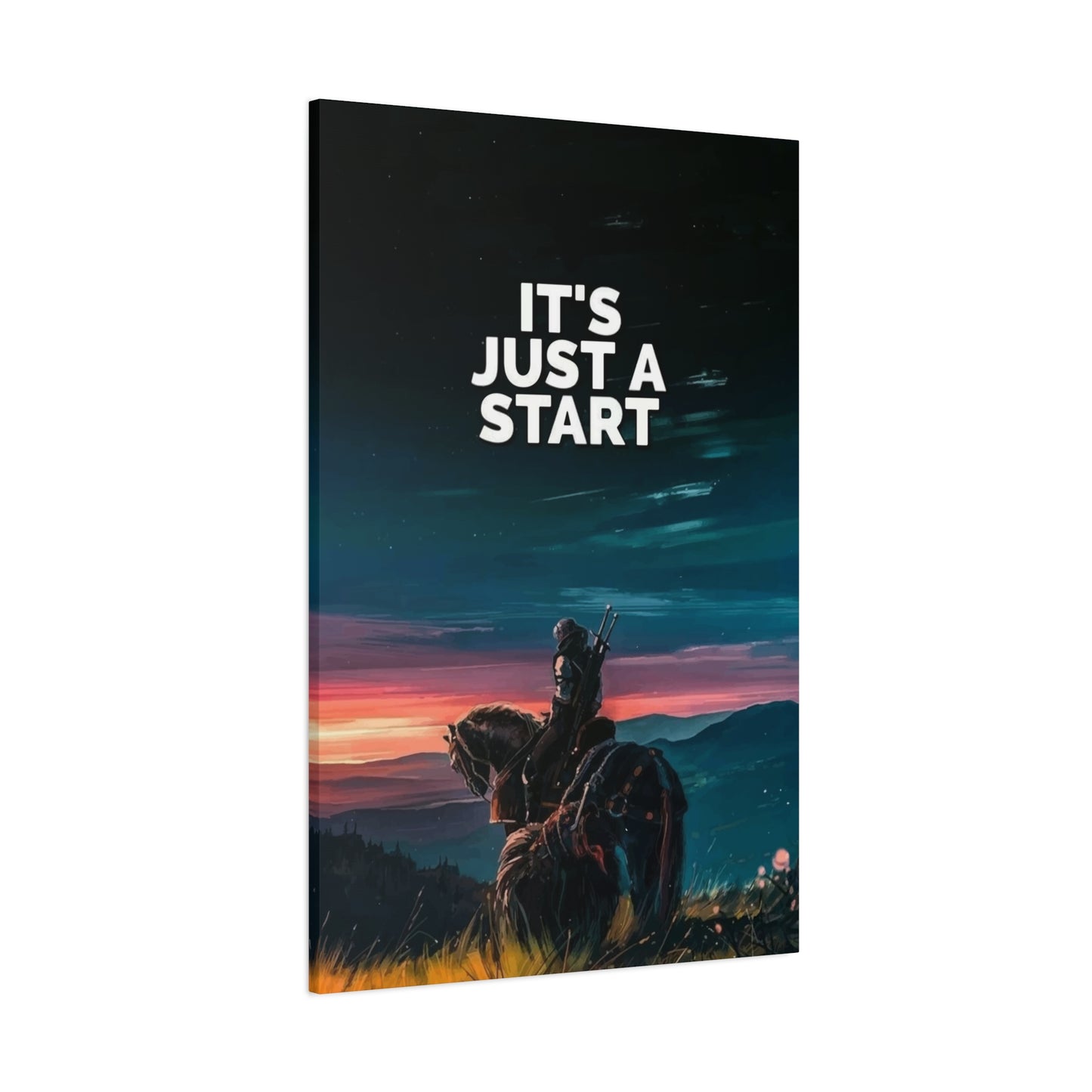 Just start Wall Art & Canvas Prints