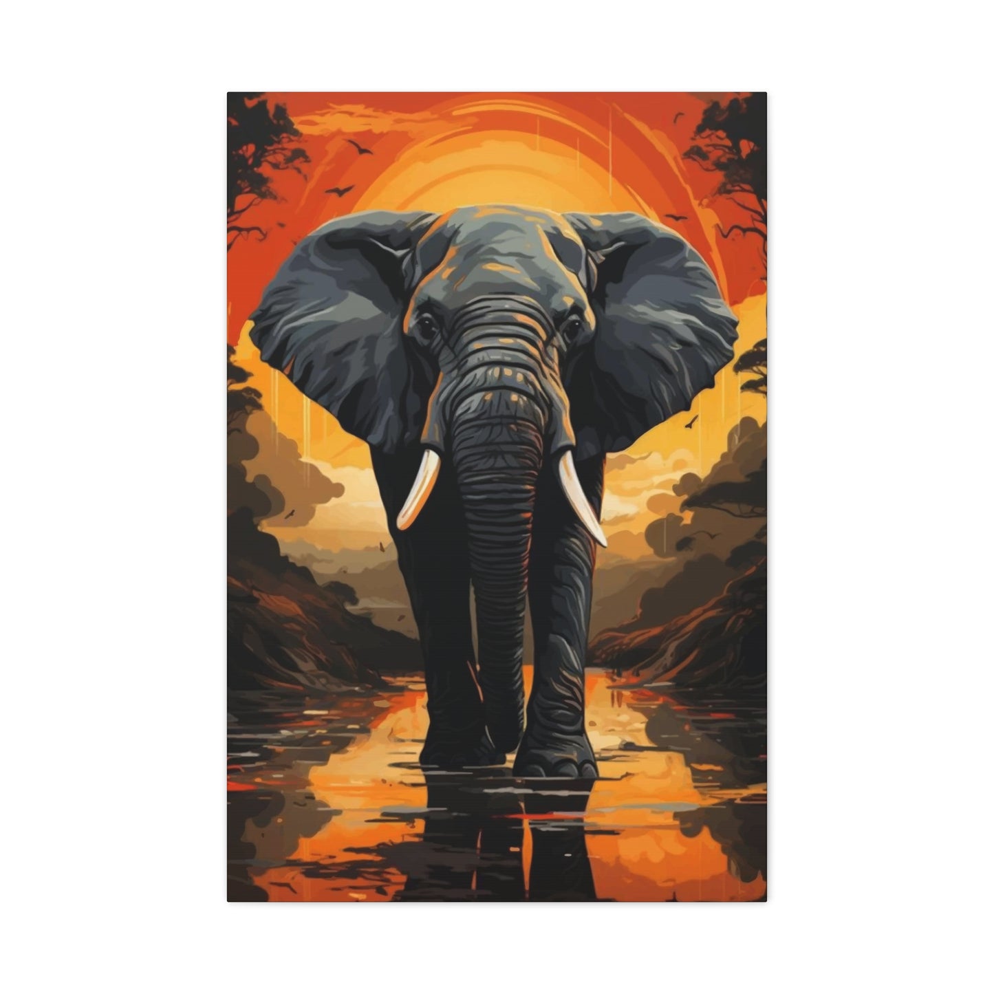 Elephant Portrait Wall Art & Canvas Prints