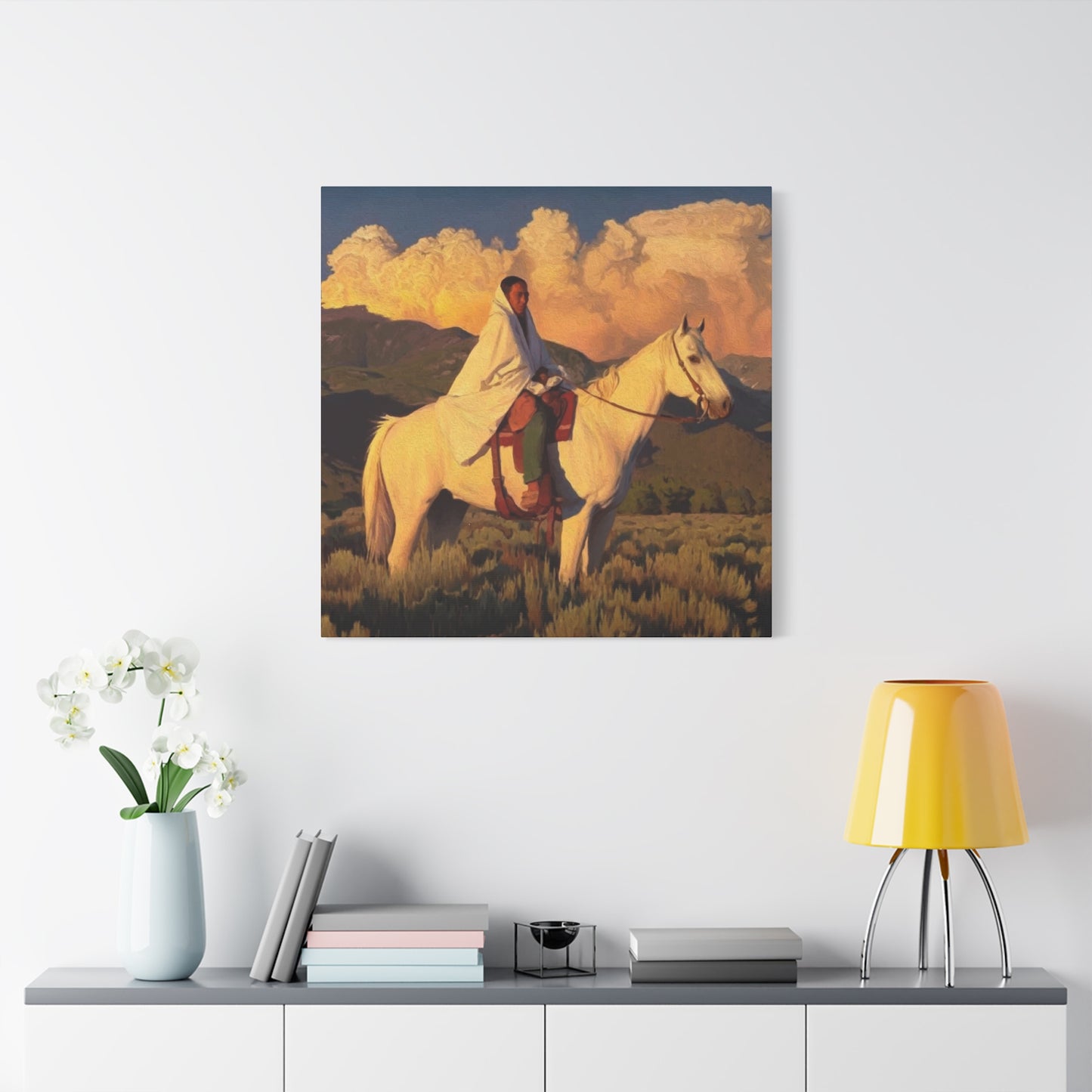 Woman Riding Horse Wall Art & Canvas Prints