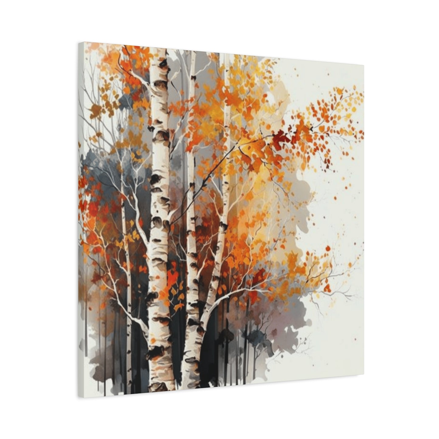 Birch Tress and Automn Wall Art & Canvas Prints