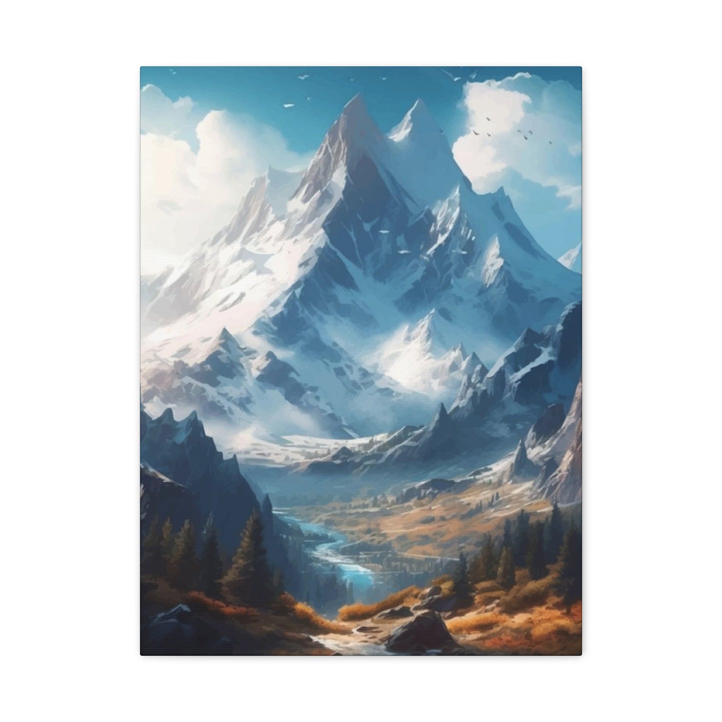 Cloudy Mountains Wall Art & Canvas Prints