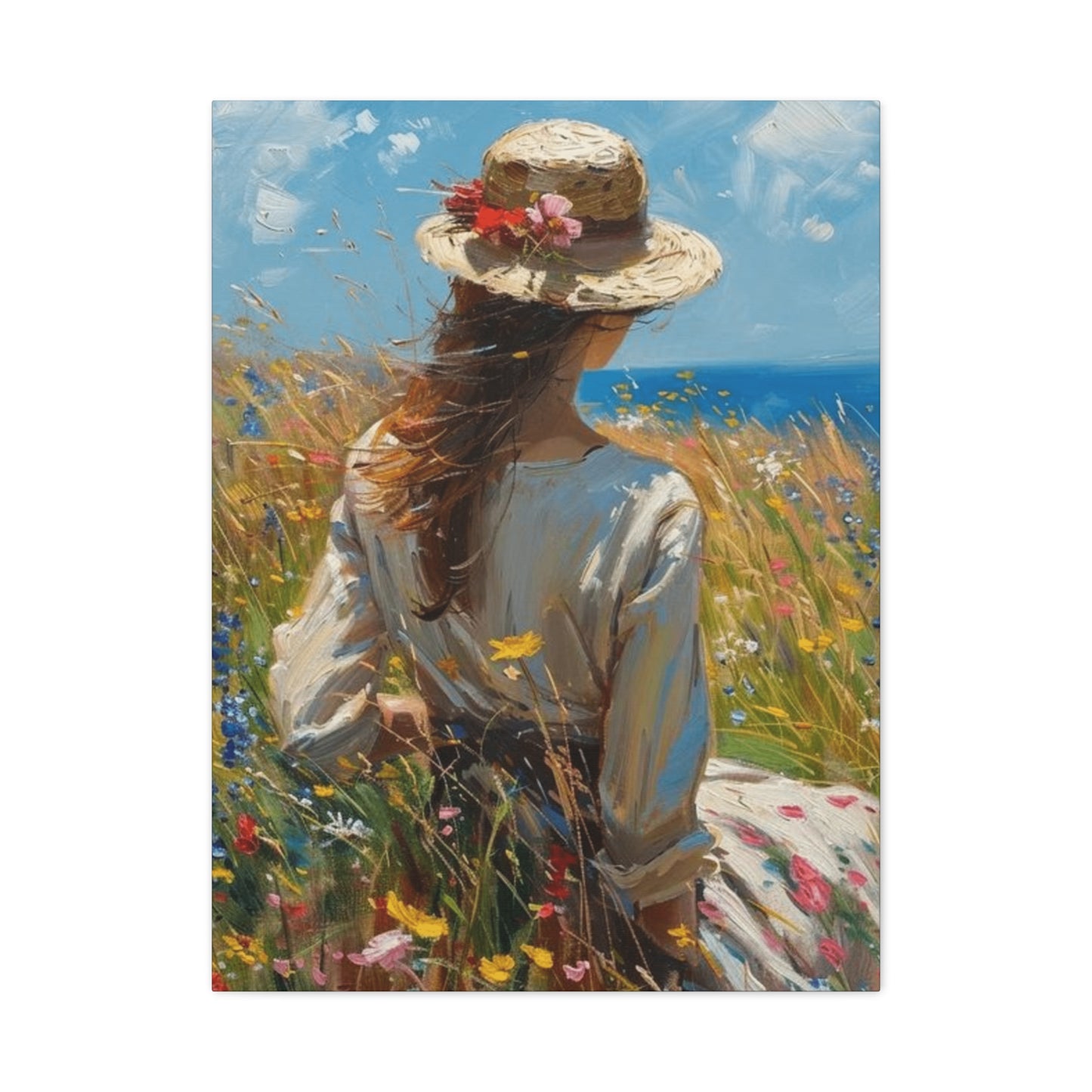 Beautiful Women On A Summer's Day Wall Art & Canvas Prints