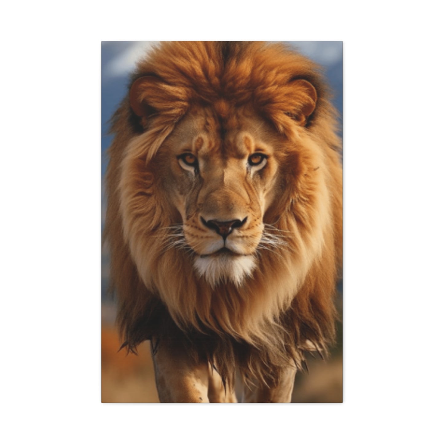 Portrait Of A Wild Lion Wall Art & Canvas Prints