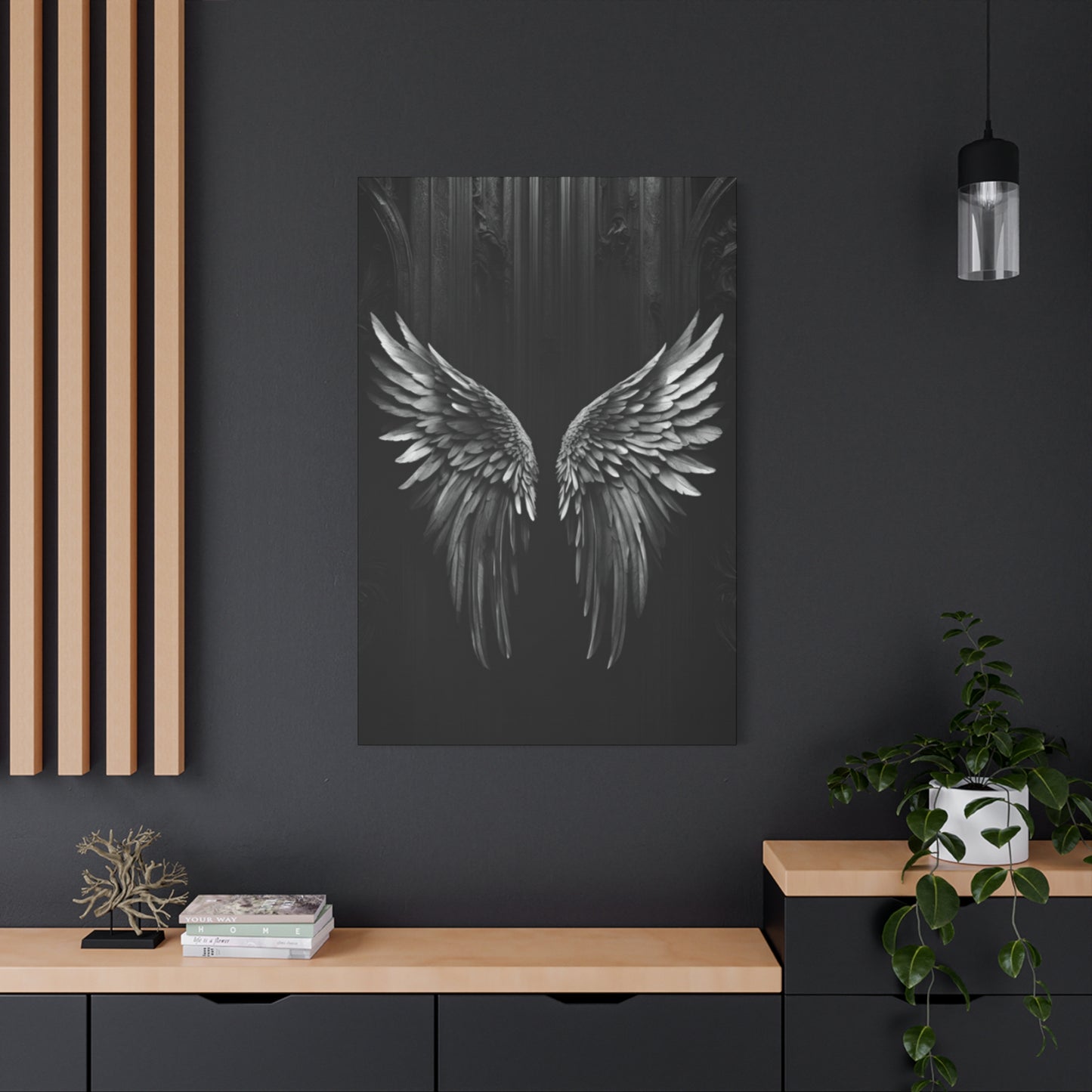 Dark Angel Wings Wall Art & Canvas Prints