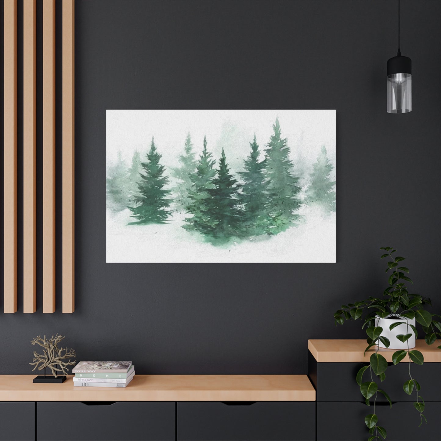 Green Tree Painting Wall Art & Canvas Prints