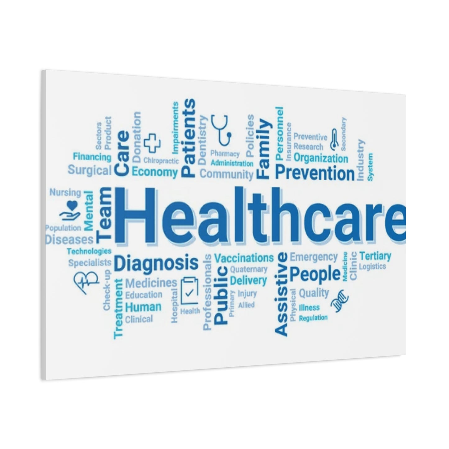 Healthcare Inforaphics Wall Art & Canvas Prints