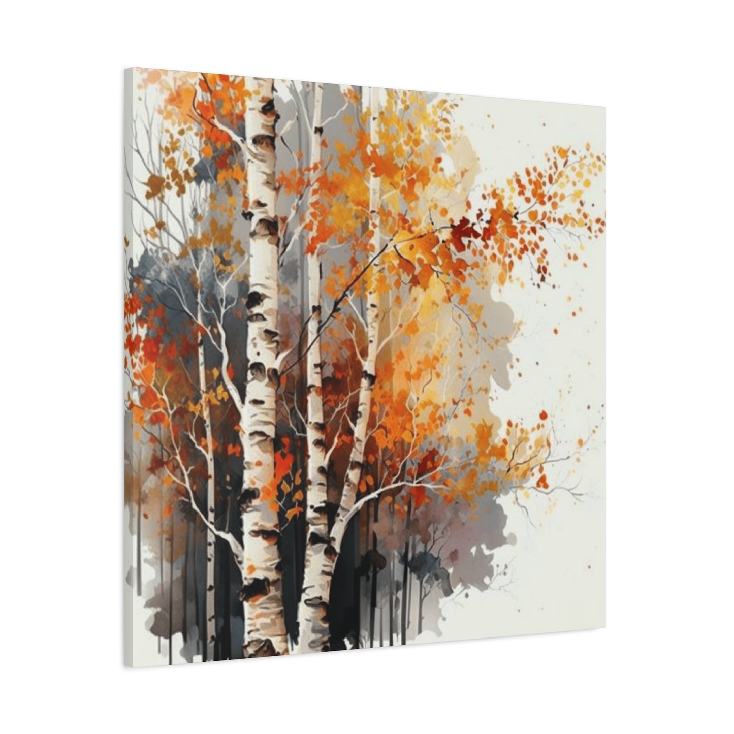 Birch Tress and Automn Wall Art & Canvas Prints