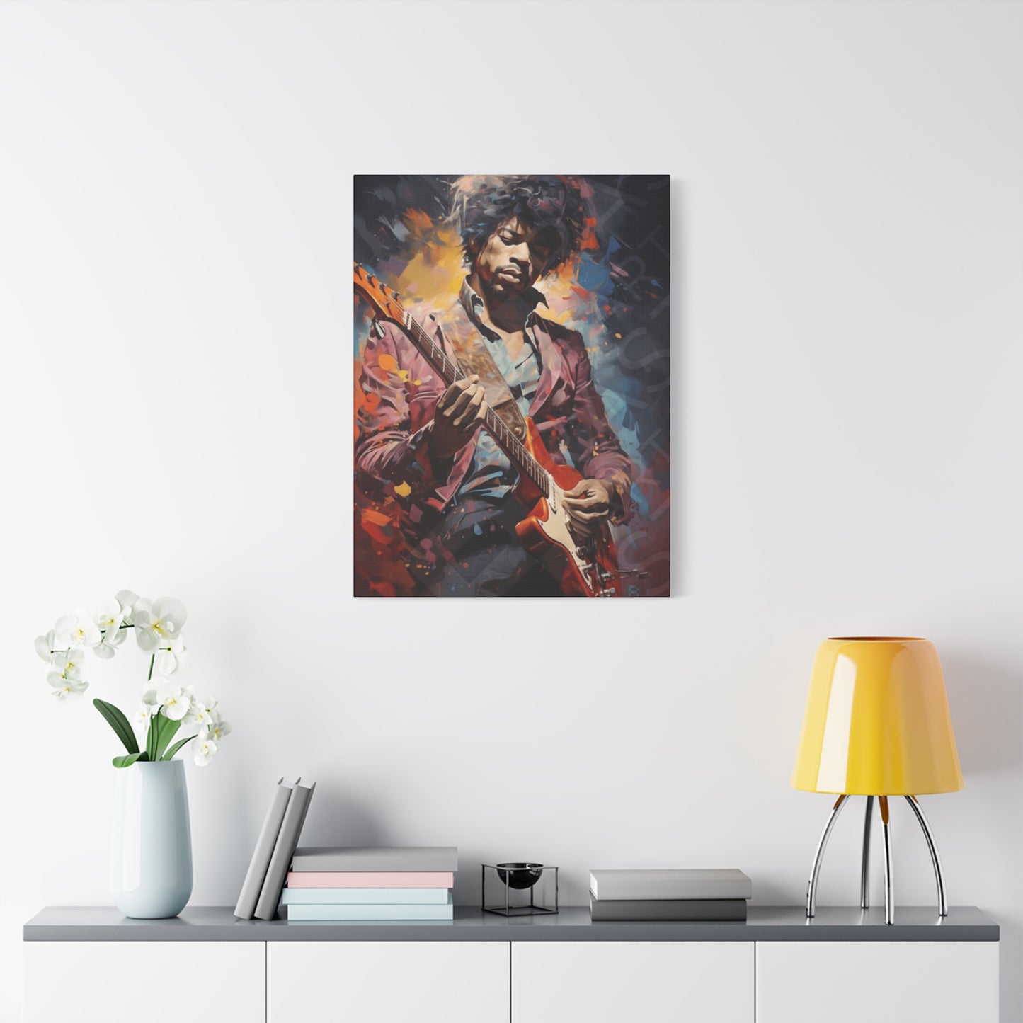 Jimi Hendrix Painting Wall Art & Canvas Prints