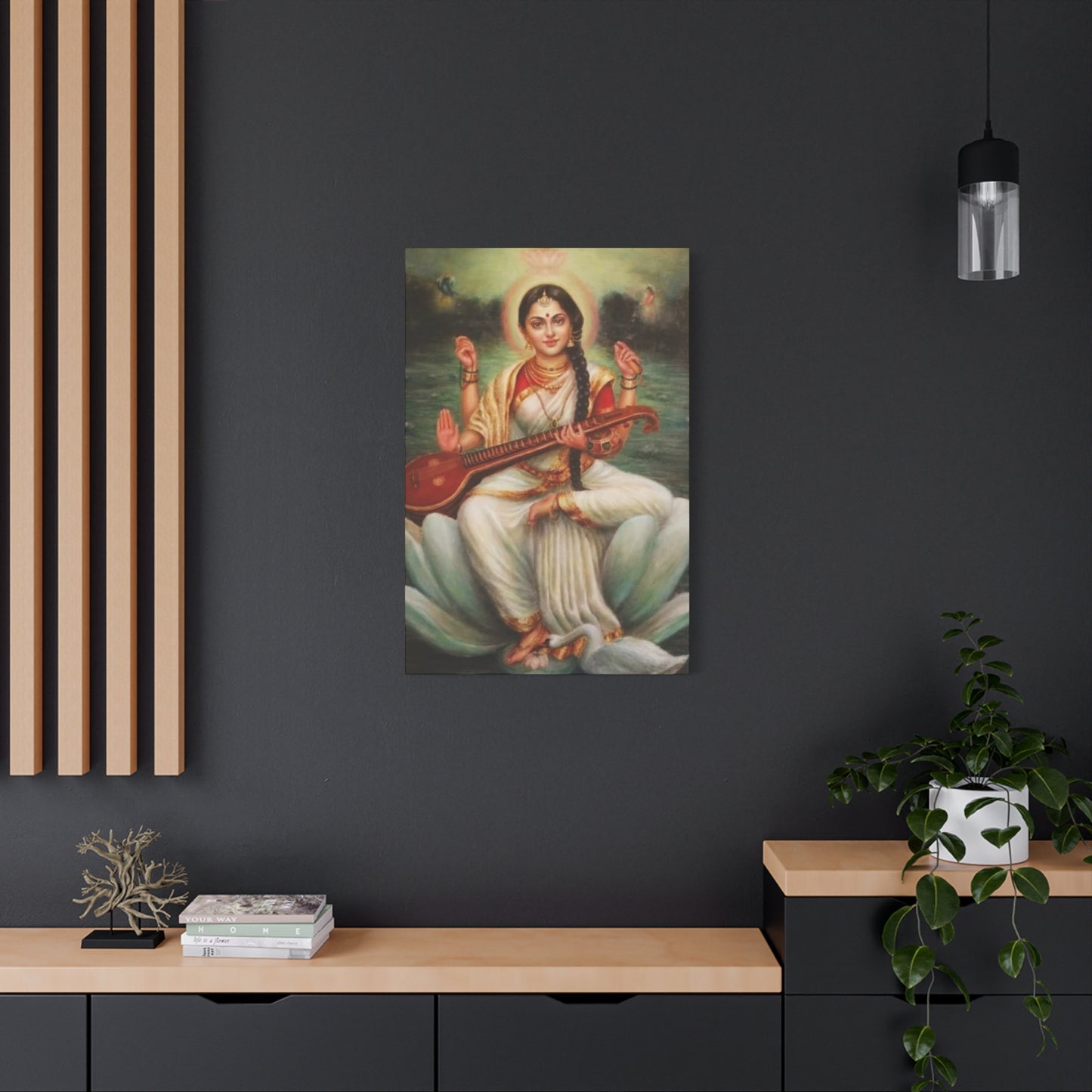 Goddess Saraswati Wall Art & Canvas Prints