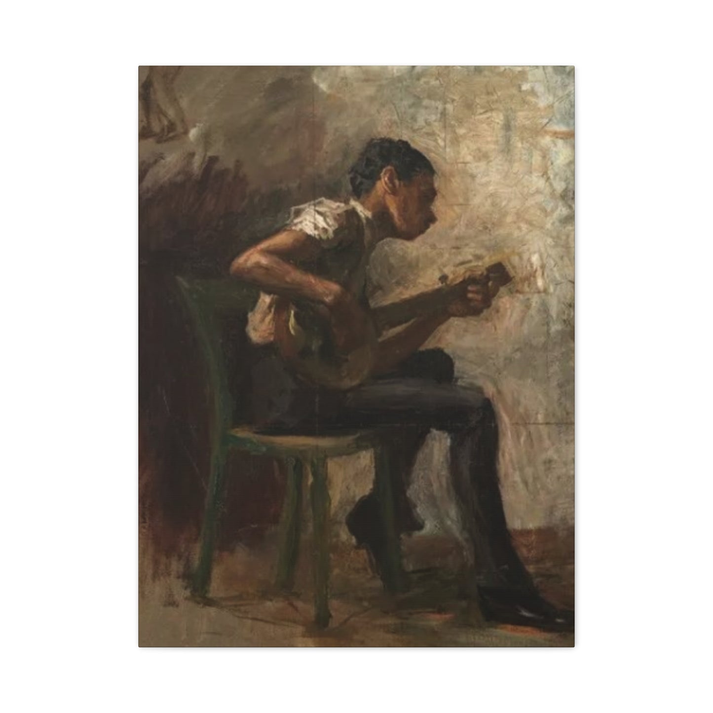 Boy Playing Guitar Wall Art & Canvas Prints