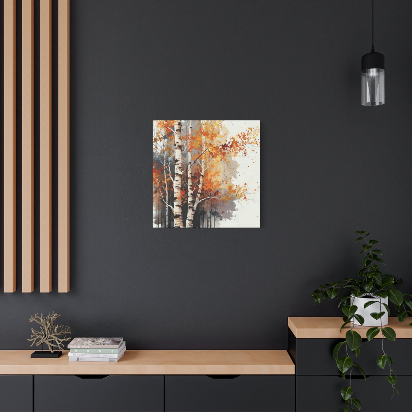 Birch Tress and Automn Wall Art & Canvas Prints