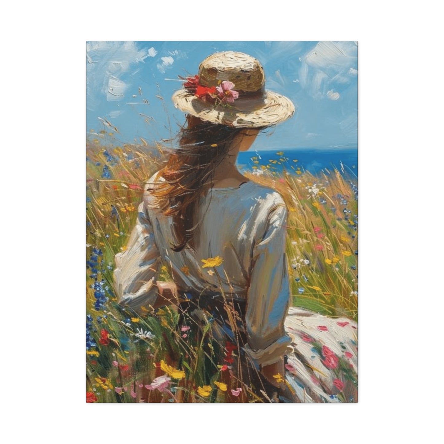 Beautiful Women On A Summer's Day Wall Art & Canvas Prints