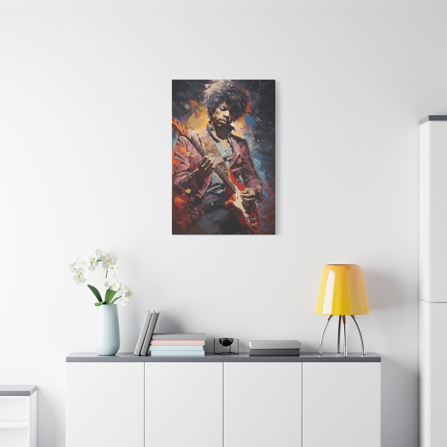 Jimi Hendrix Painting Wall Art & Canvas Prints