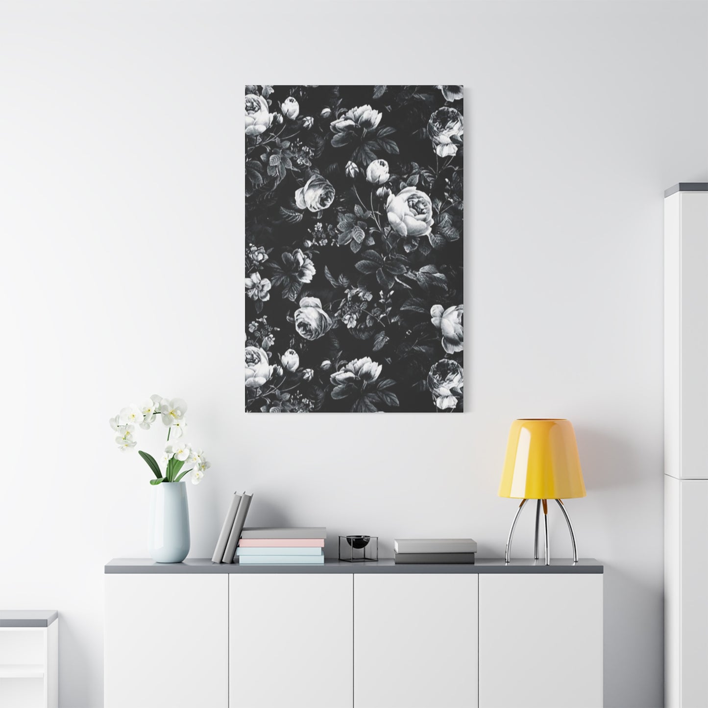 Black & White Rose Garden Wall Art & Canvas Prints