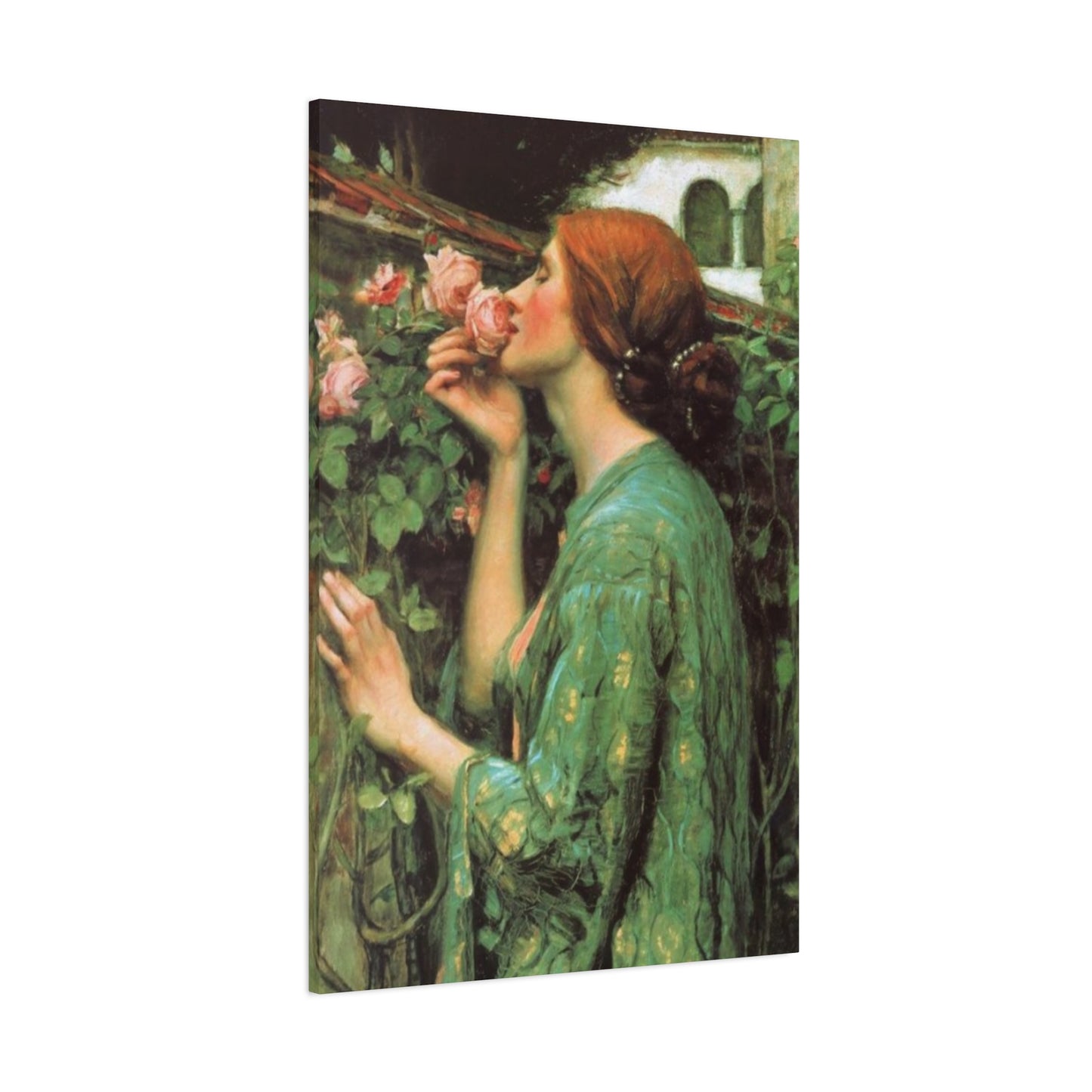 Woman and Roses Wall Art & Canvas Prints