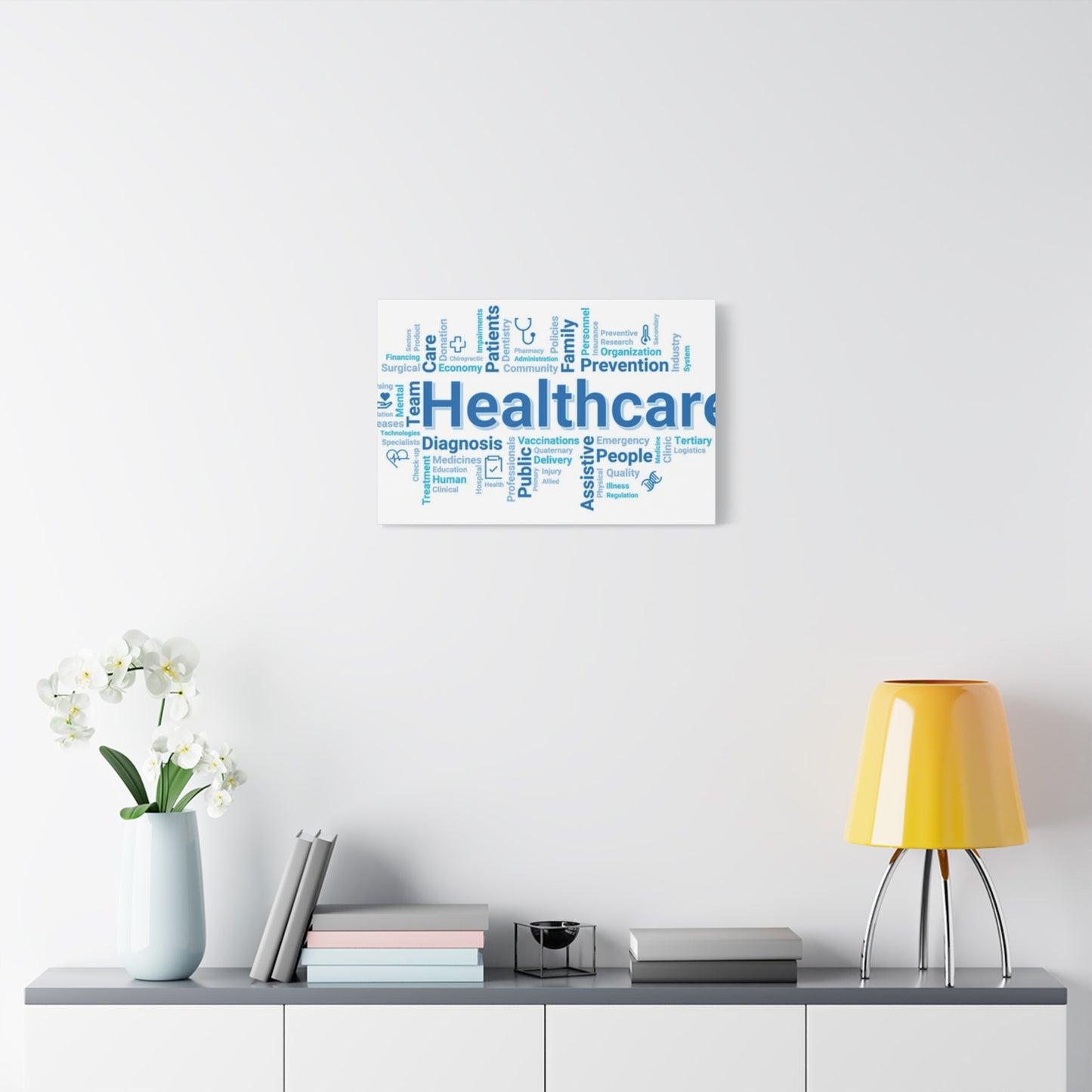 Healthcare Inforaphics Wall Art & Canvas Prints