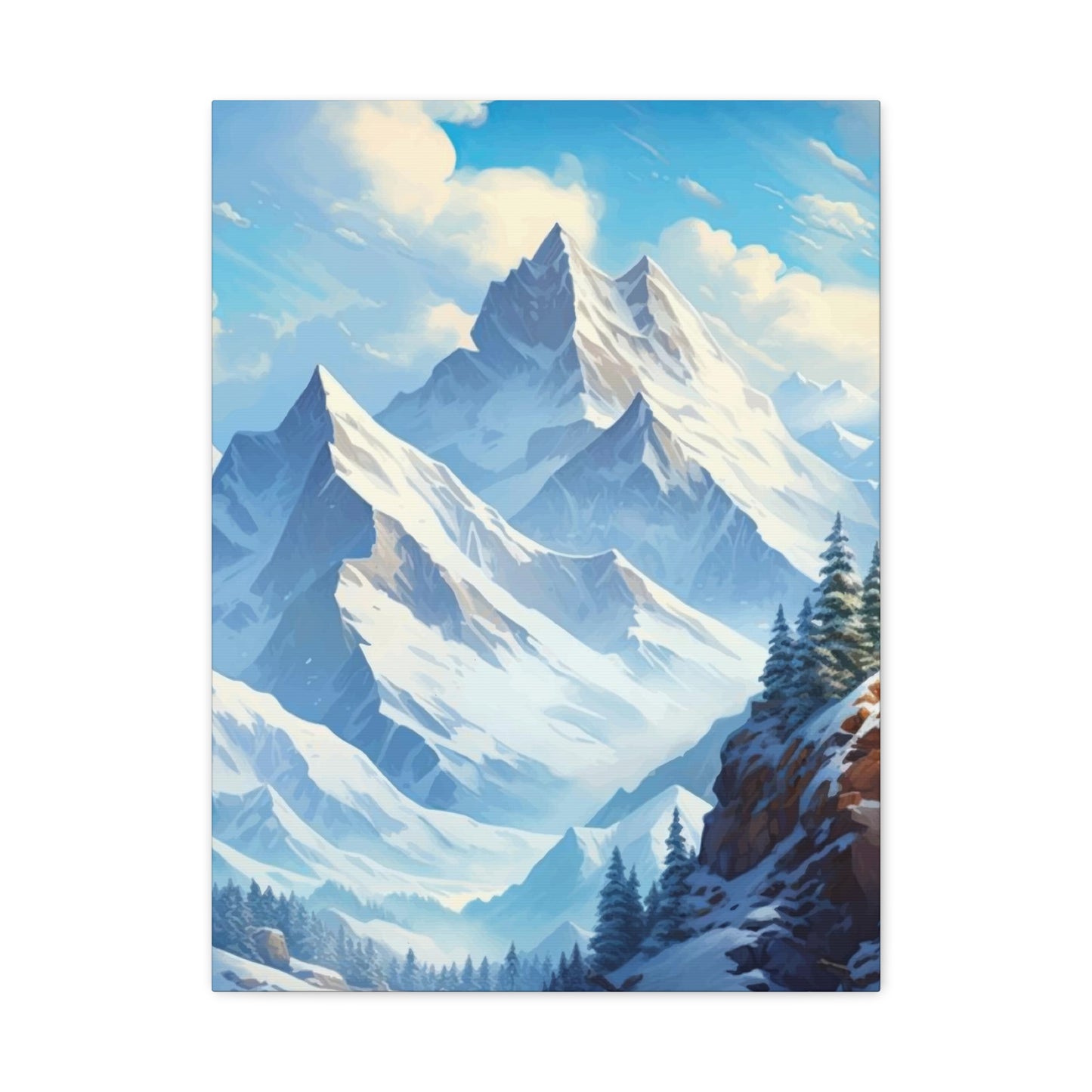 White Mountains Wall Art & Canvas Prints