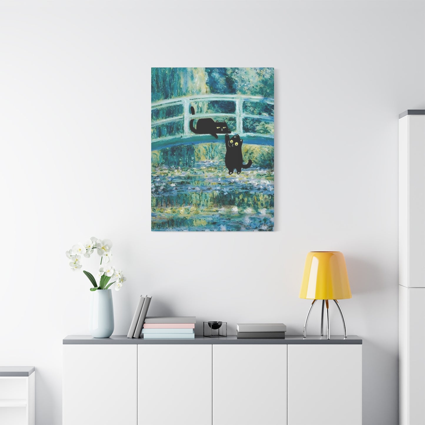 Cats Hanging Around Wall Art & Canvas Prints