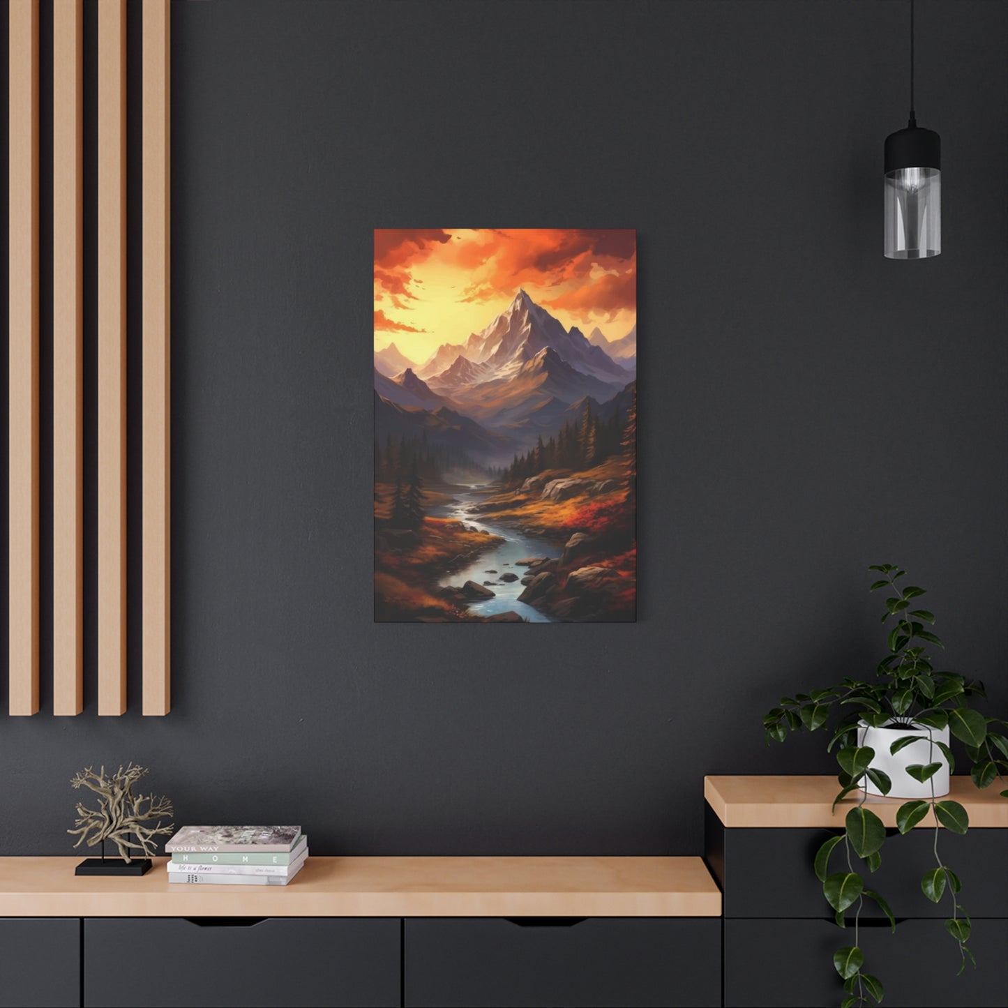 Stream from Mountain Wall Art & Canvas Prints