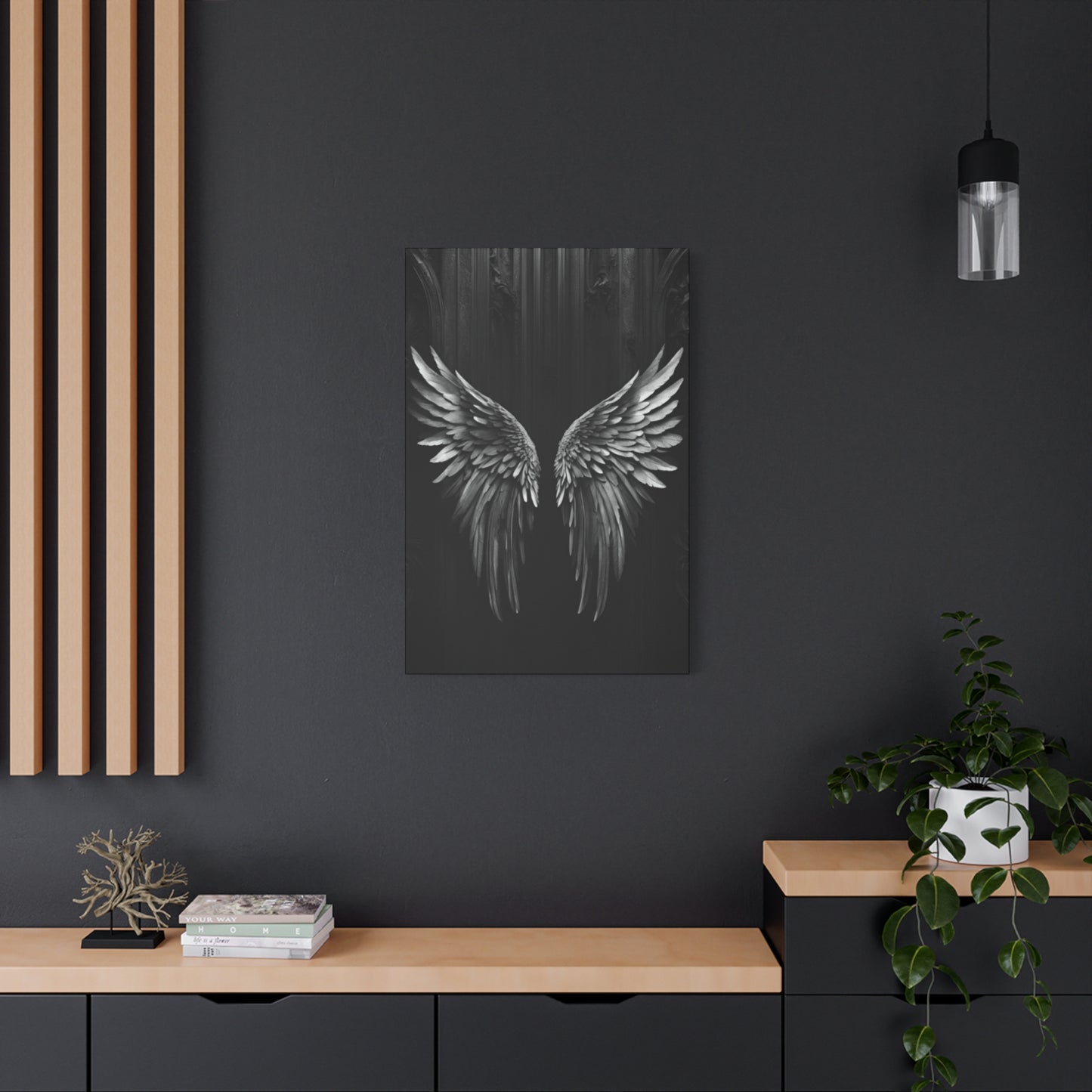 Dark Angel Wings Wall Art & Canvas Prints