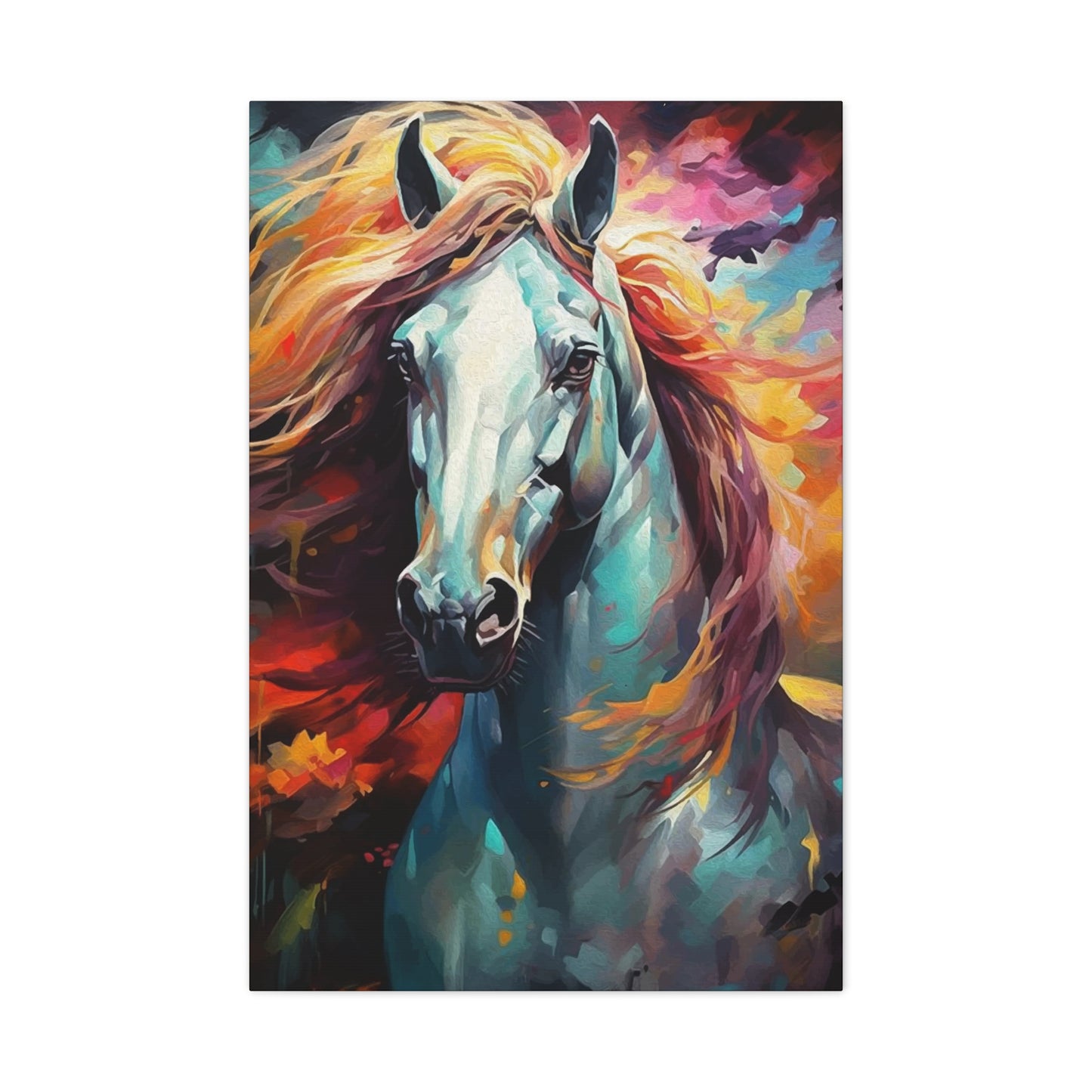 Colorful Horse Wall Art & Canvas Prints