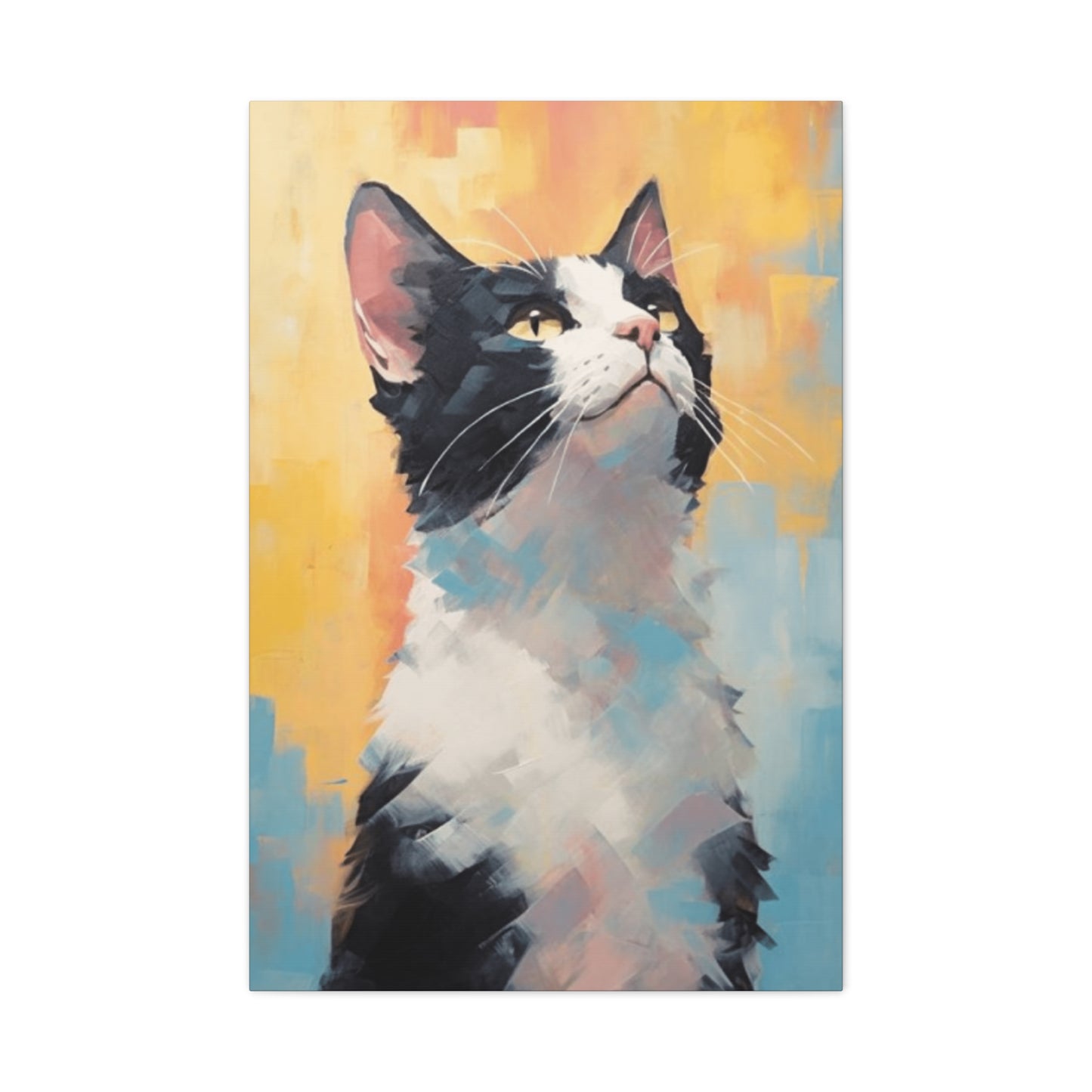 An Abstract Cat Portrait Wall Art & Canvas Prints