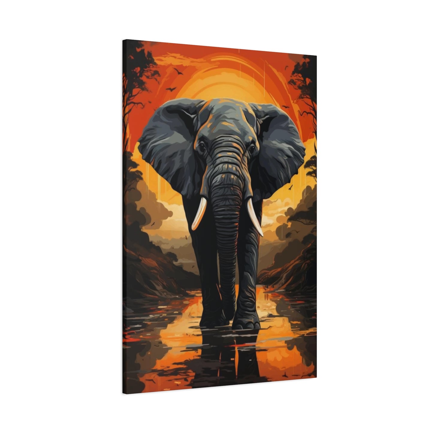 Elephant Portrait Wall Art & Canvas Prints