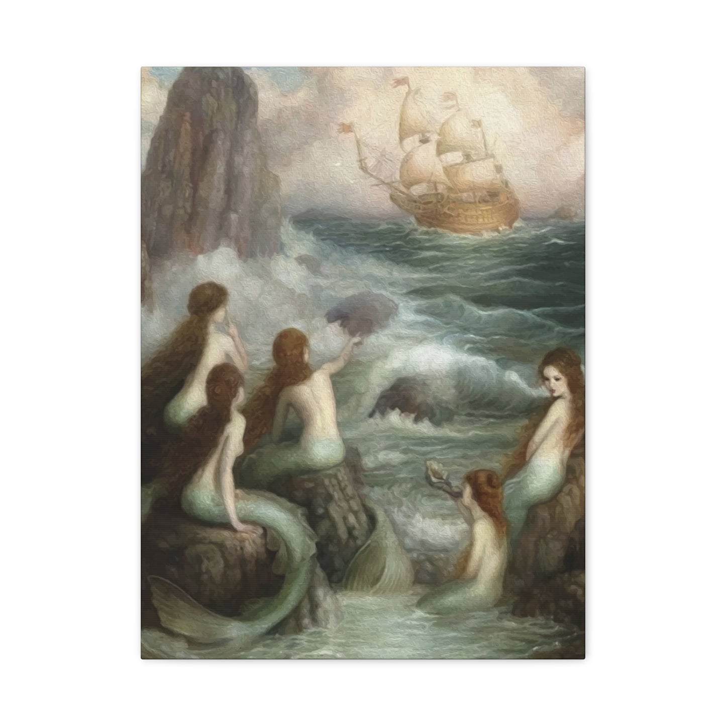 Pod of Mermaid Wall Art & Canvas Prints