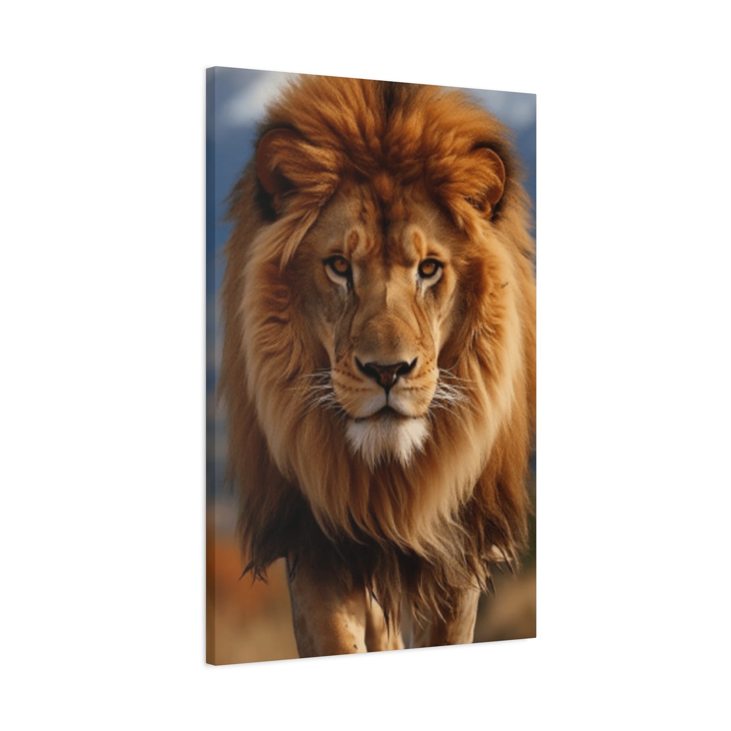 Portrait Of A Wild Lion Wall Art & Canvas Prints