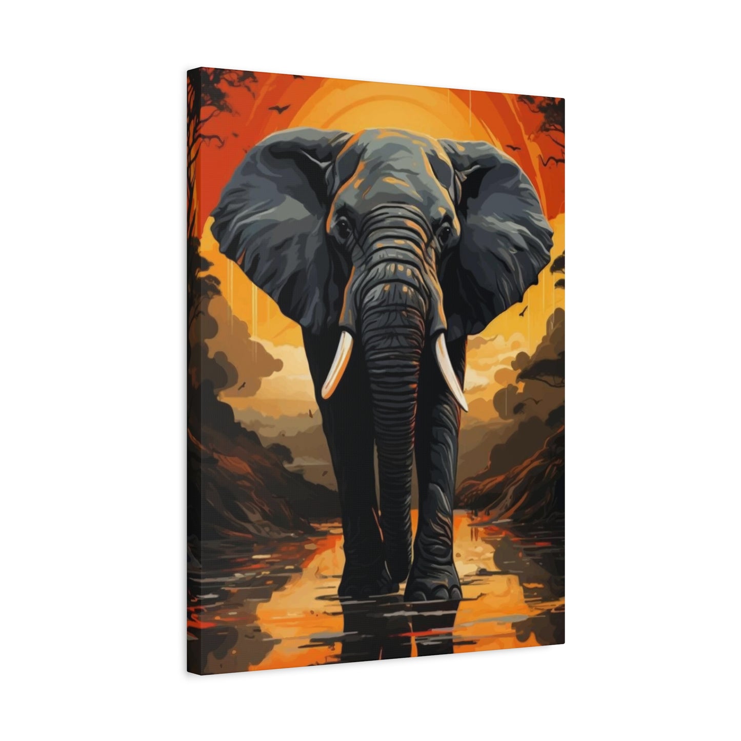 Elephant Portrait Wall Art & Canvas Prints