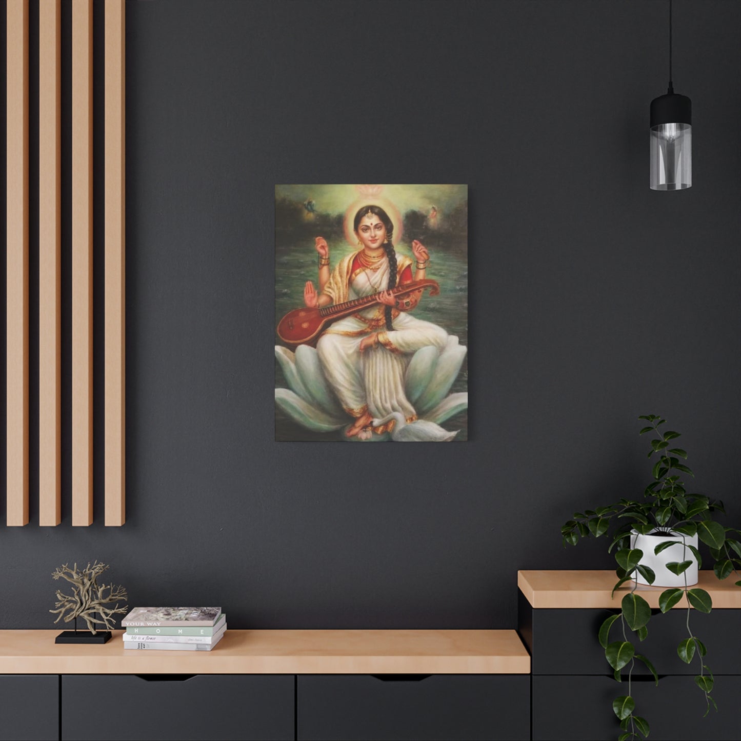 Goddess Saraswati Wall Art & Canvas Prints