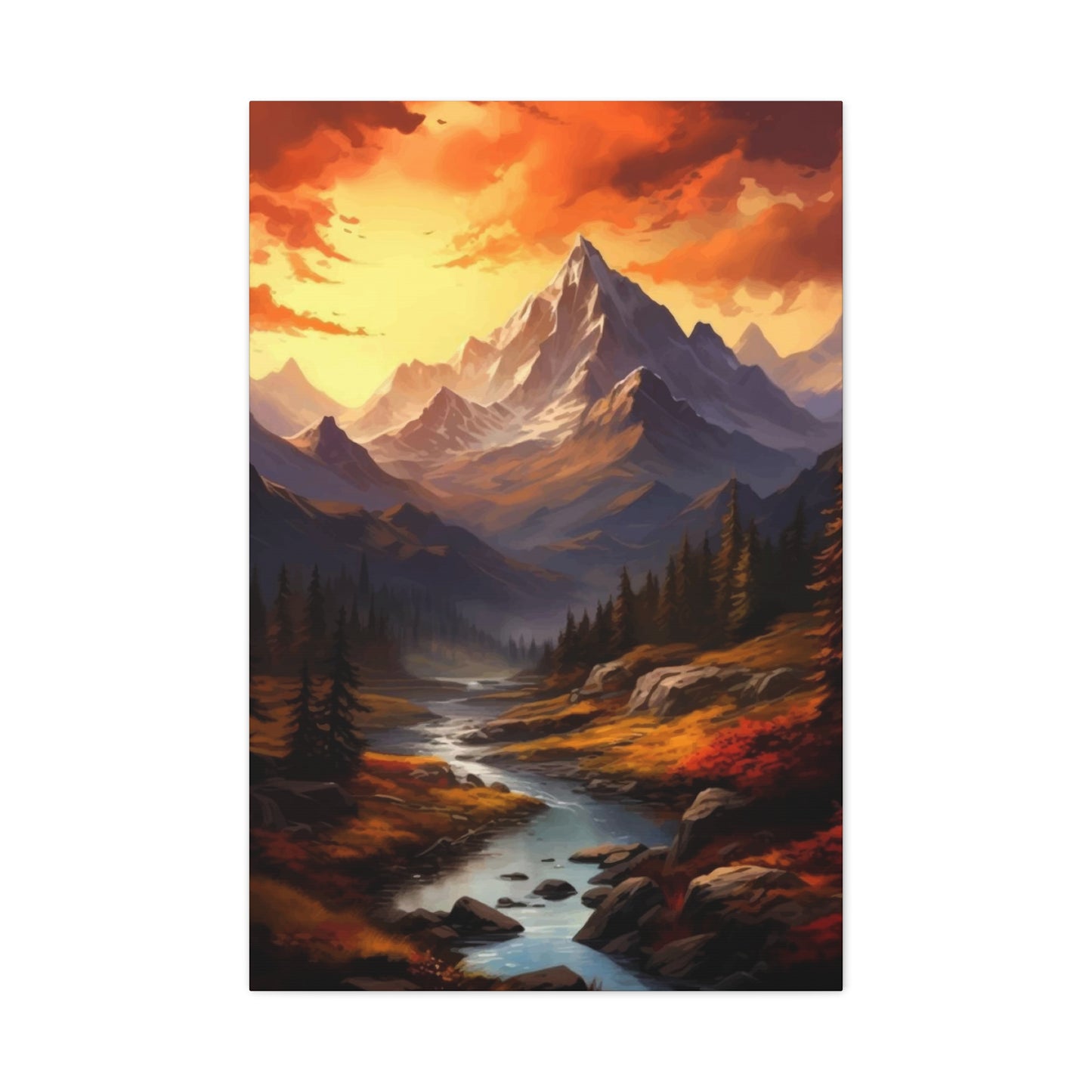 Stream from Mountain Wall Art & Canvas Prints