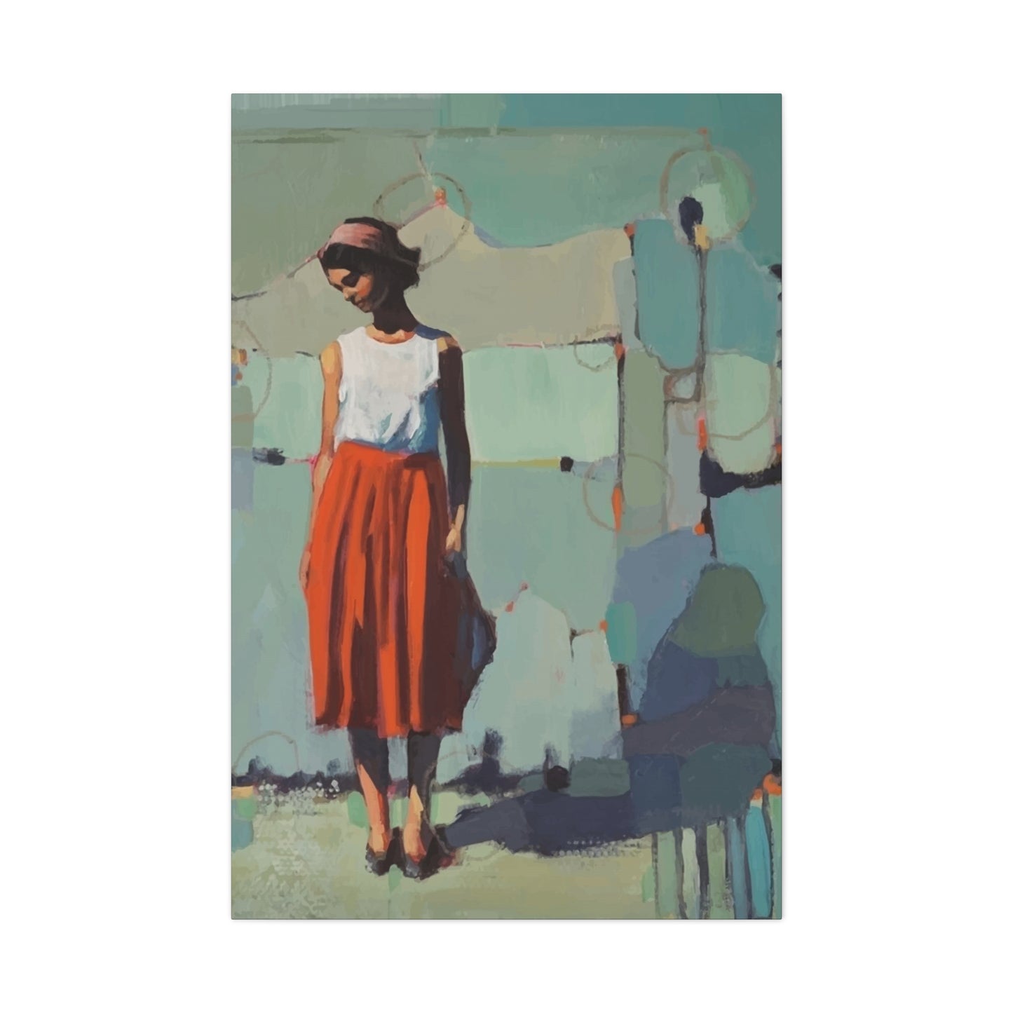 Stylish Girl Wall Art & Canvas Prints