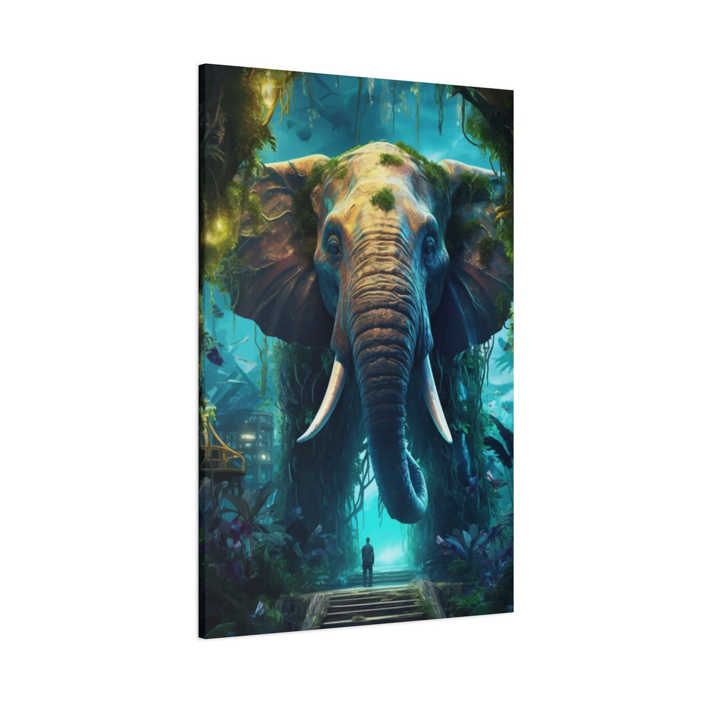 Elephant Statue Wall Art & Canvas Prints