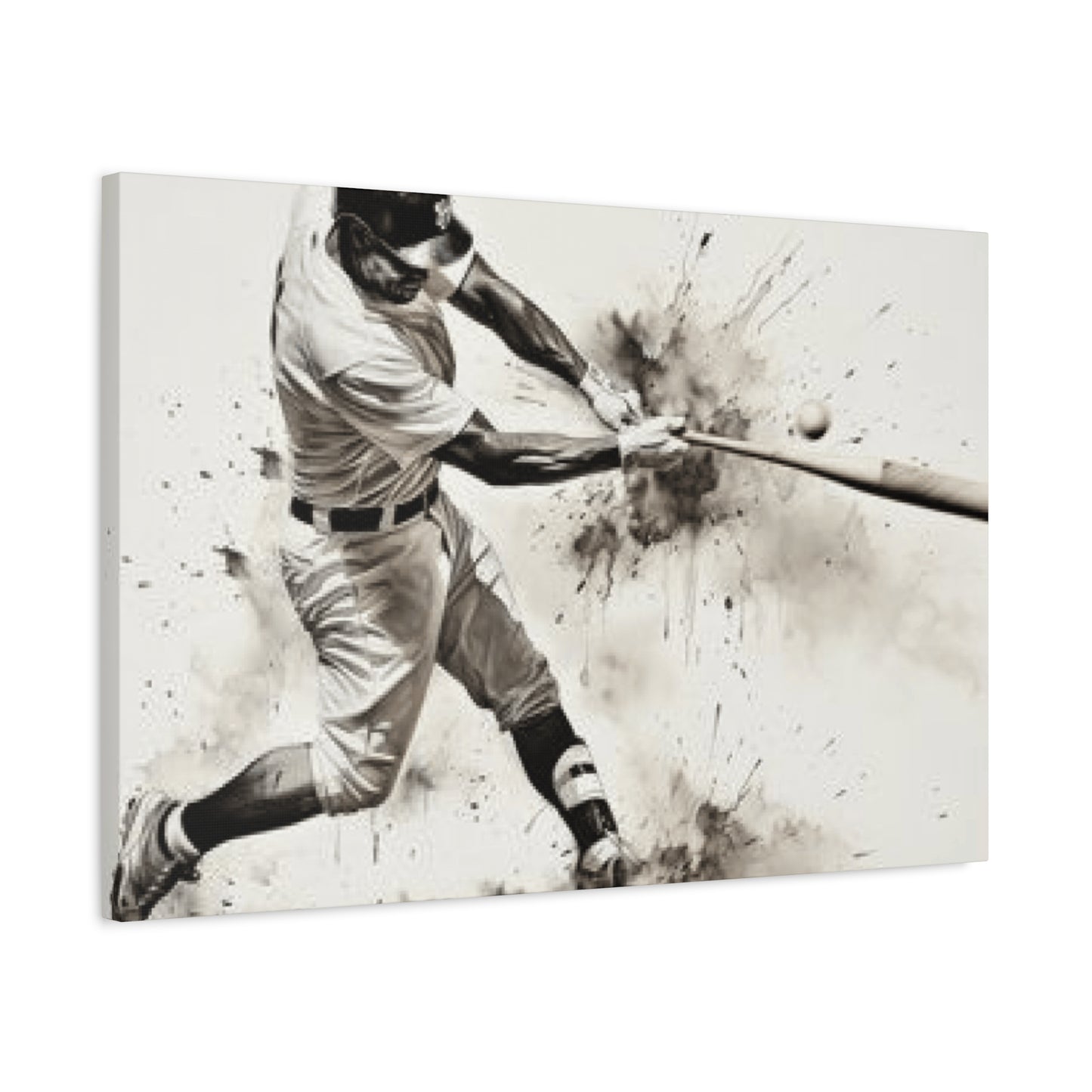 Baseball Batter Hitting Wall Art & Canvas Prints