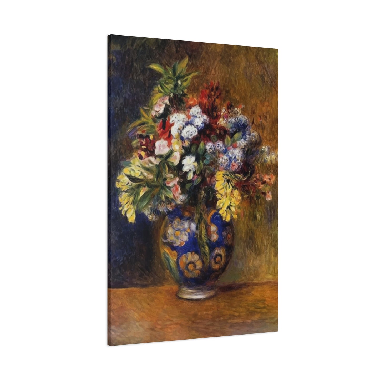 Blue Flower Pot Wall Art & Canvas Prints