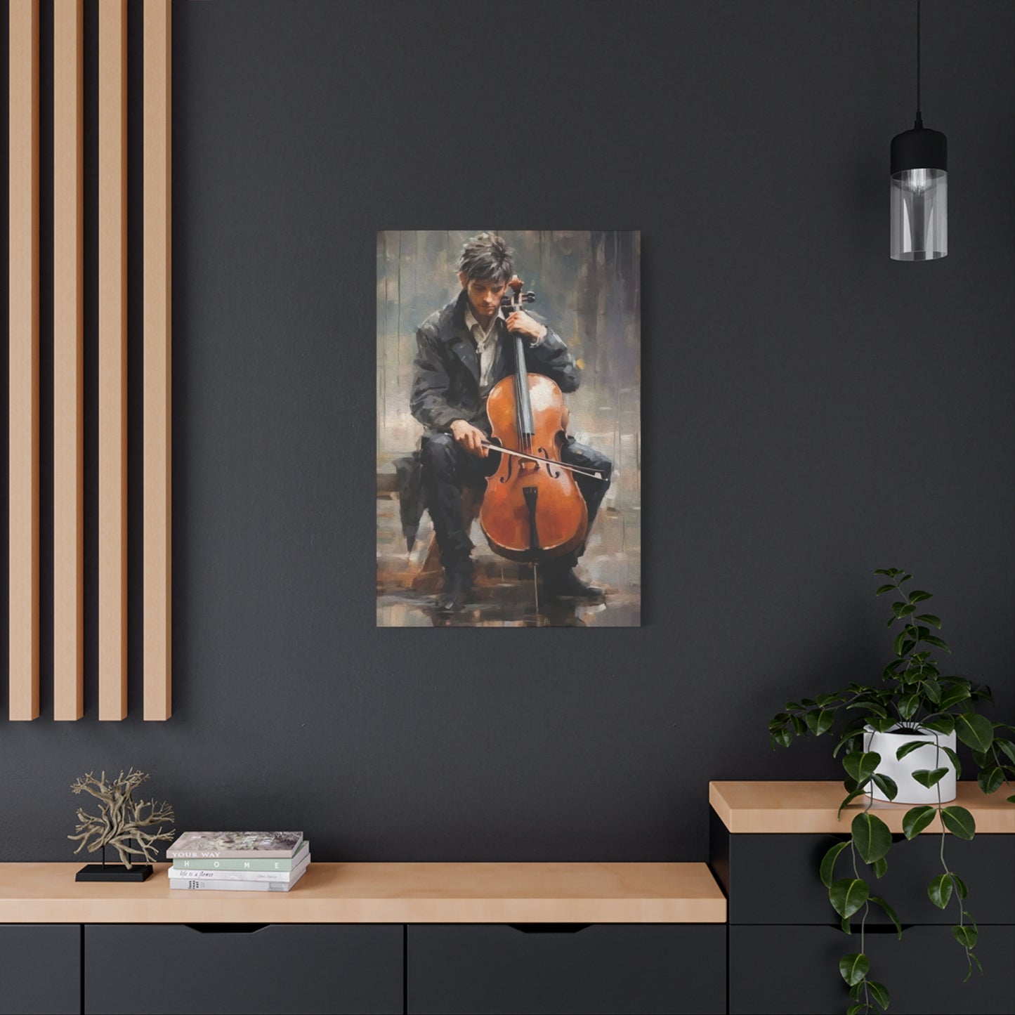 Man playing Violin Wall Art & Canvas Prints