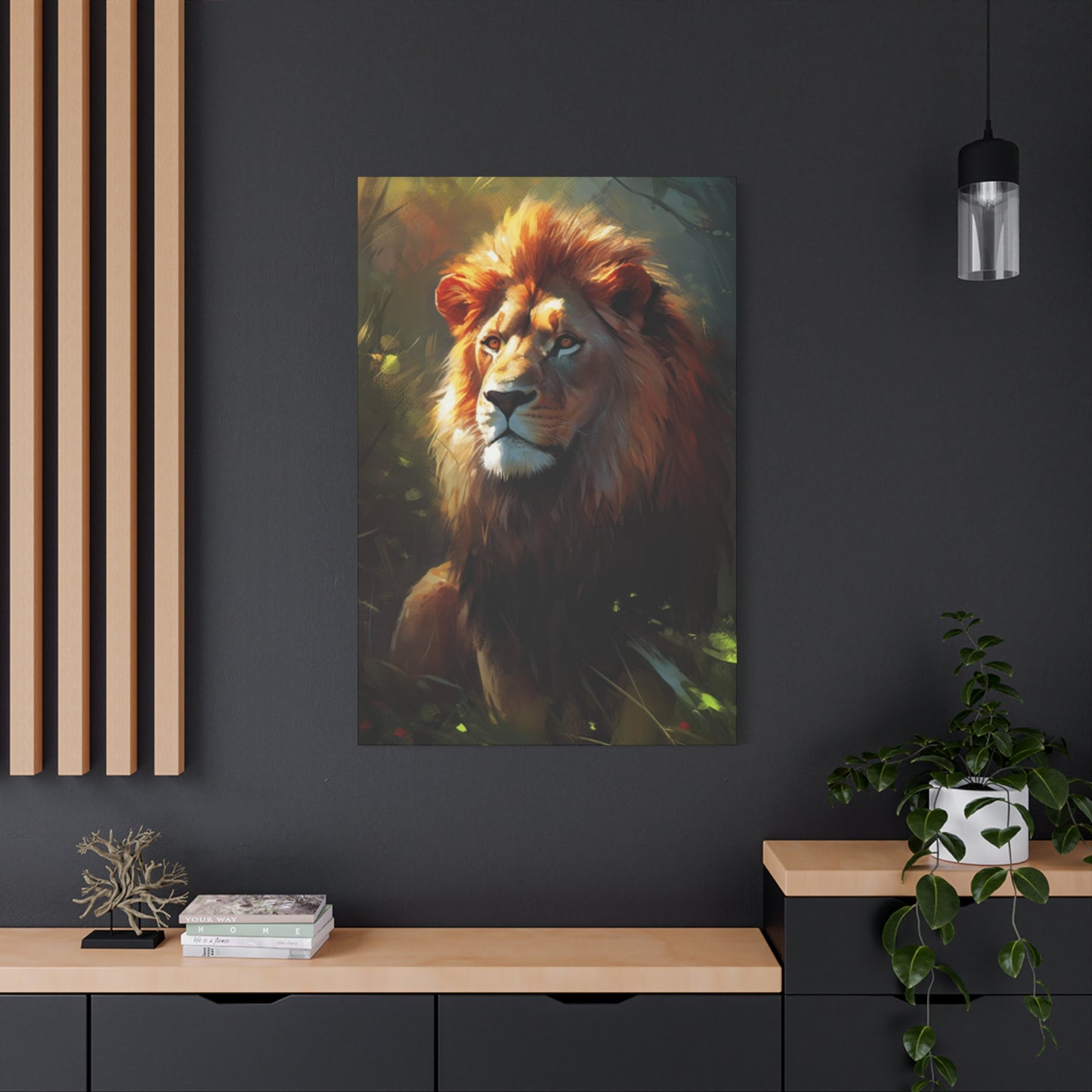 Wild Lion Portrait Wall Art & Canvas Prints