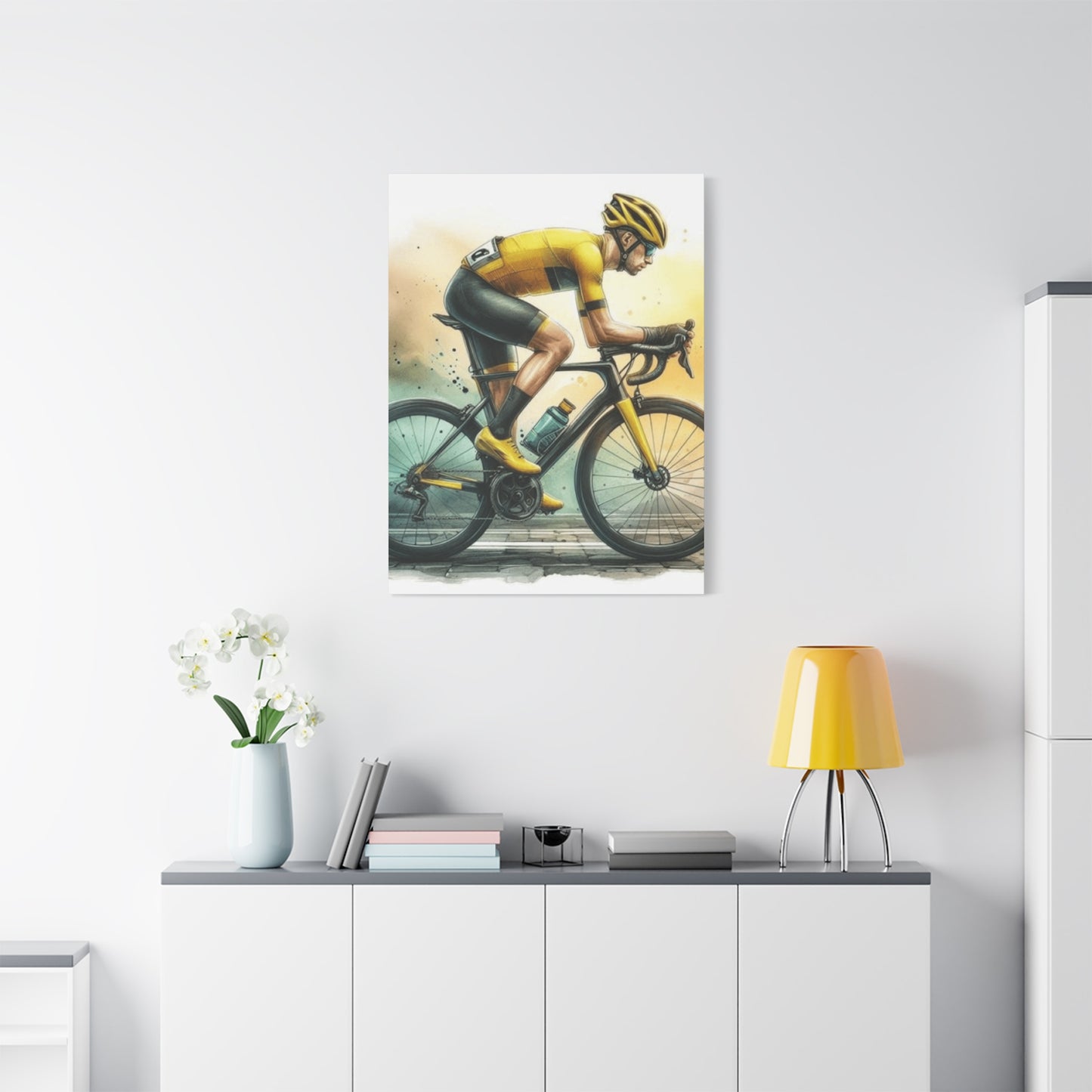 Professional Bicycle Rider Wall Art & Canvas Prints