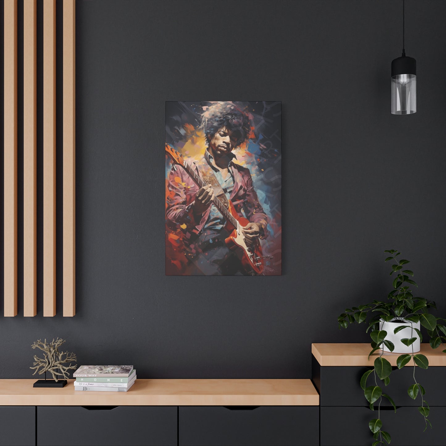 Jimi Hendrix Painting Wall Art & Canvas Prints