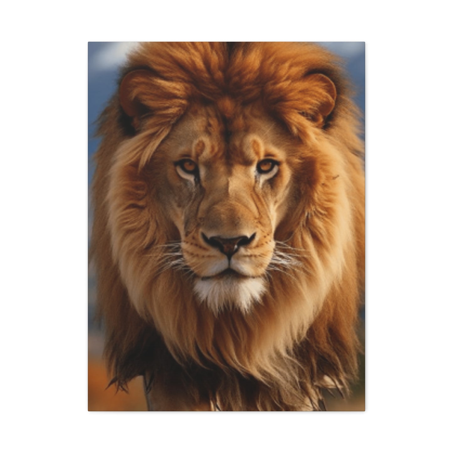 Portrait Of A Wild Lion Wall Art & Canvas Prints