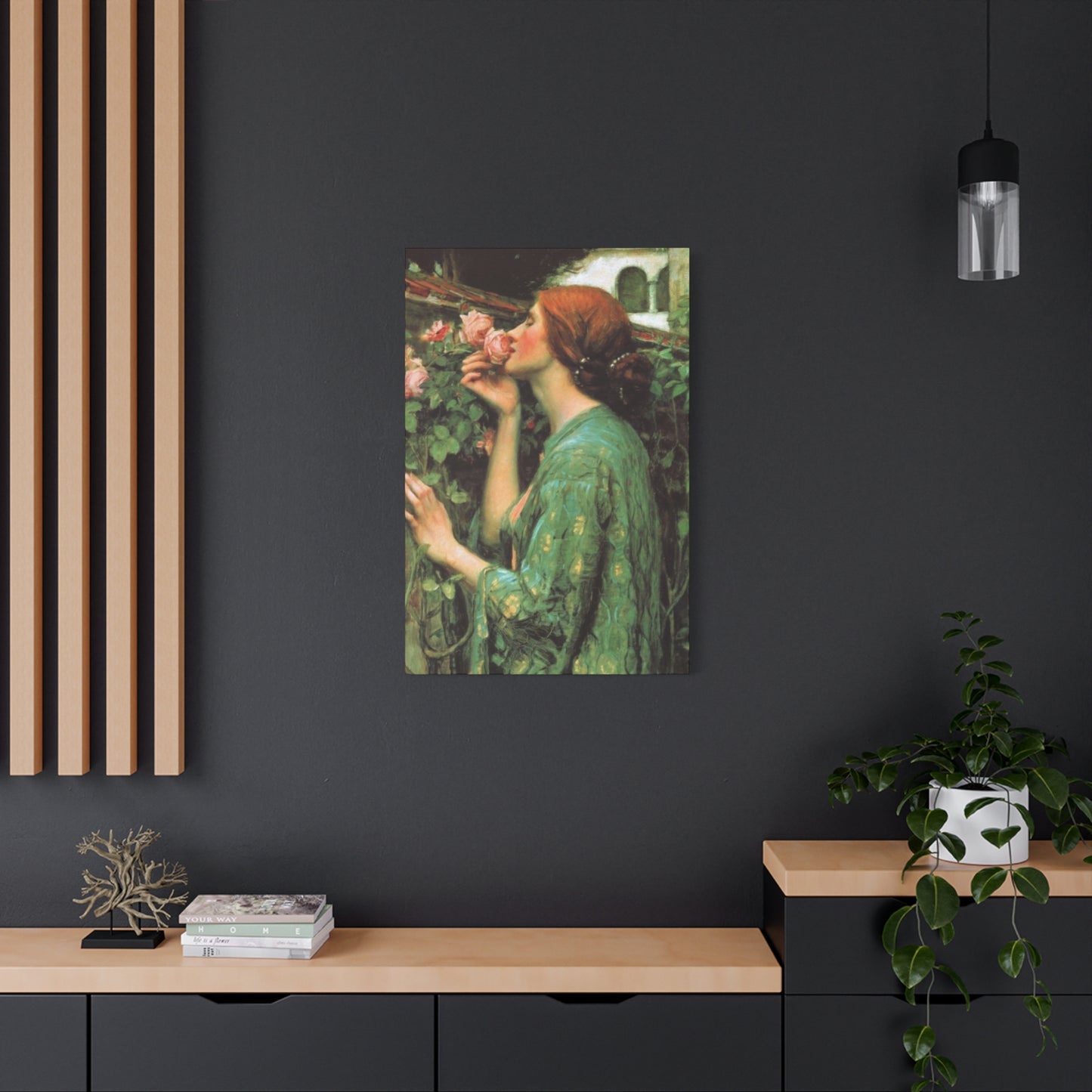 Woman and Roses Wall Art & Canvas Prints