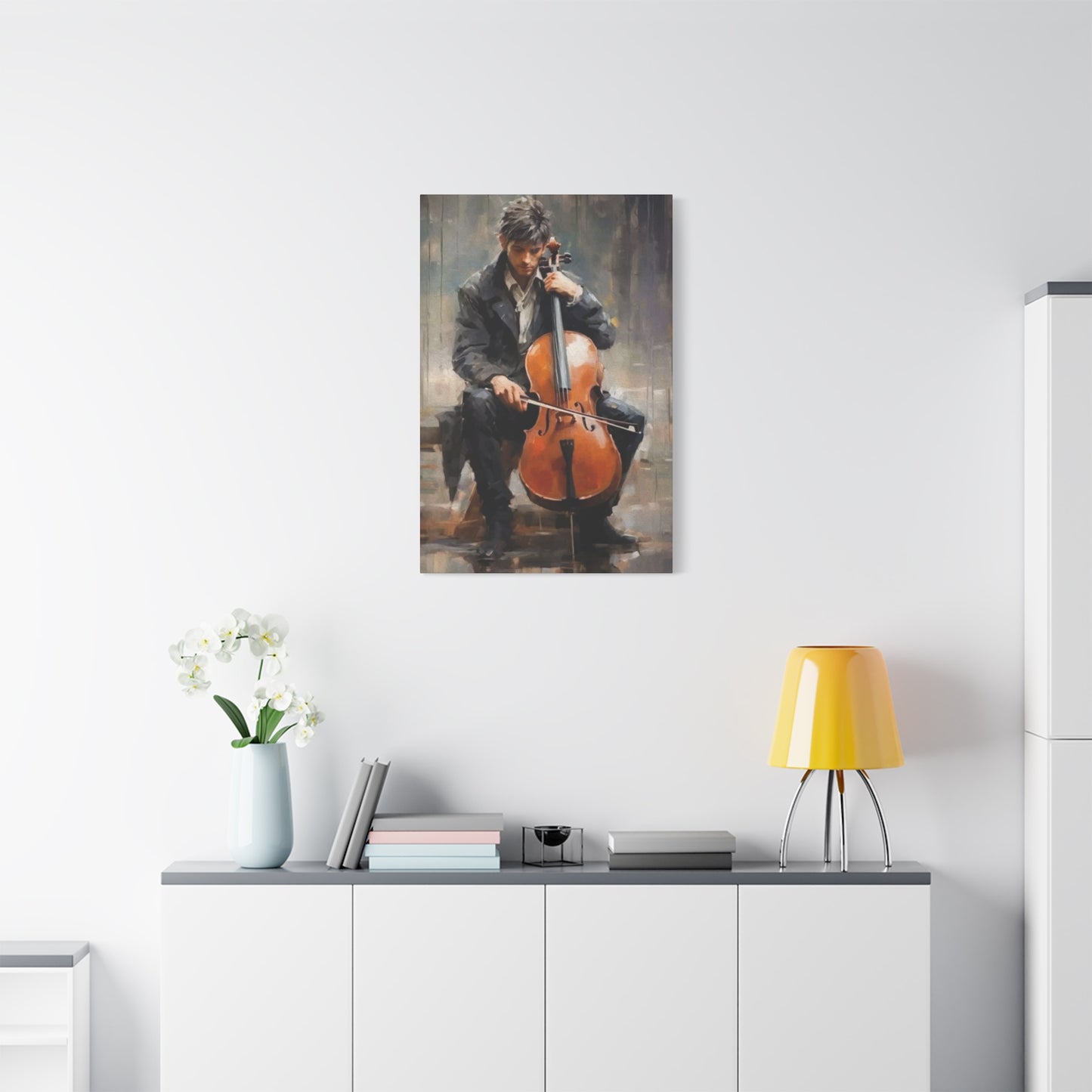 Man playing Violin Wall Art & Canvas Prints